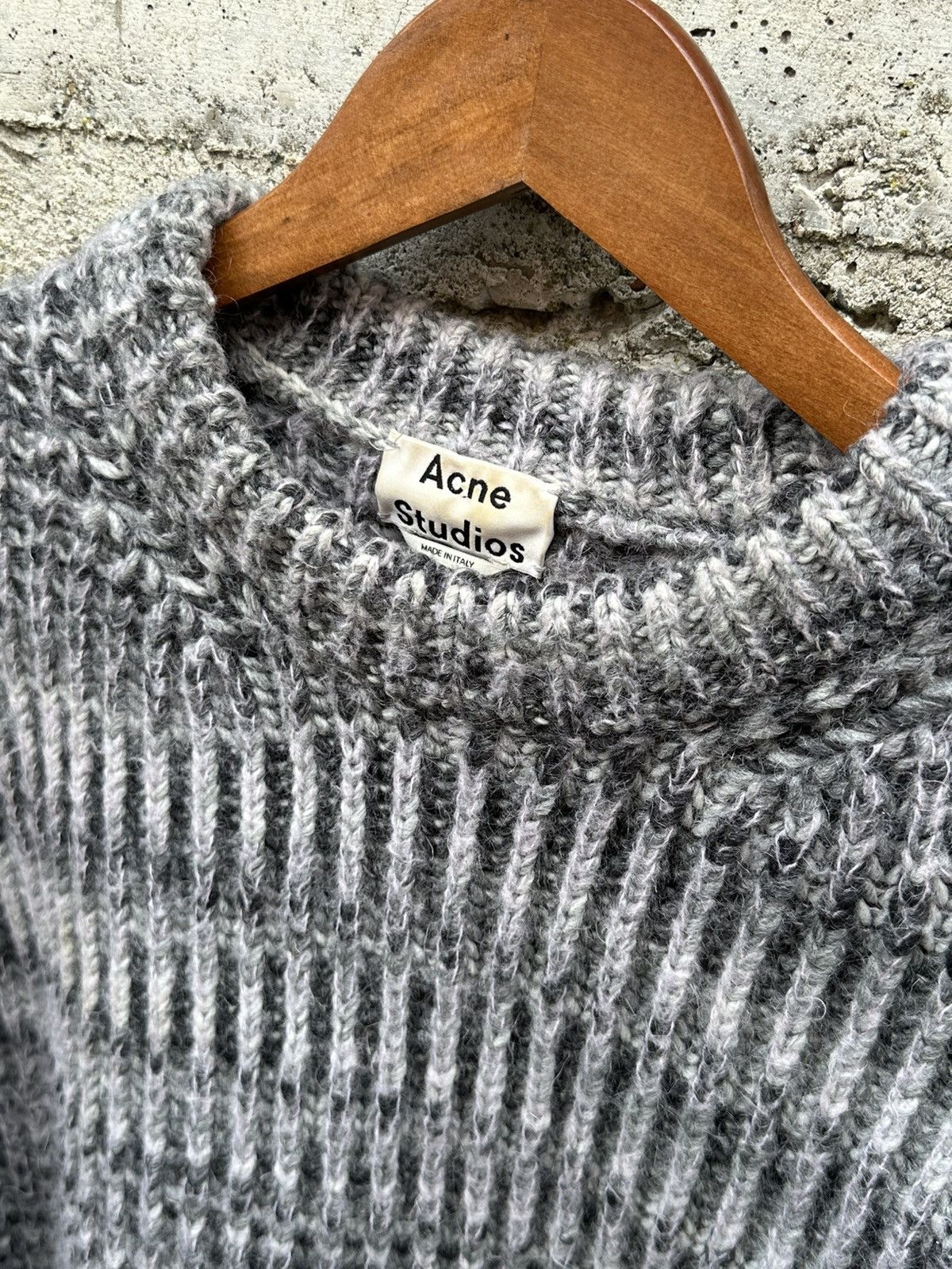 Acne Studios RARE GRAIL Acne Studios Italian Oreo zora sweater Size US XL / EU 56 / 4 - 4 Thumbnail