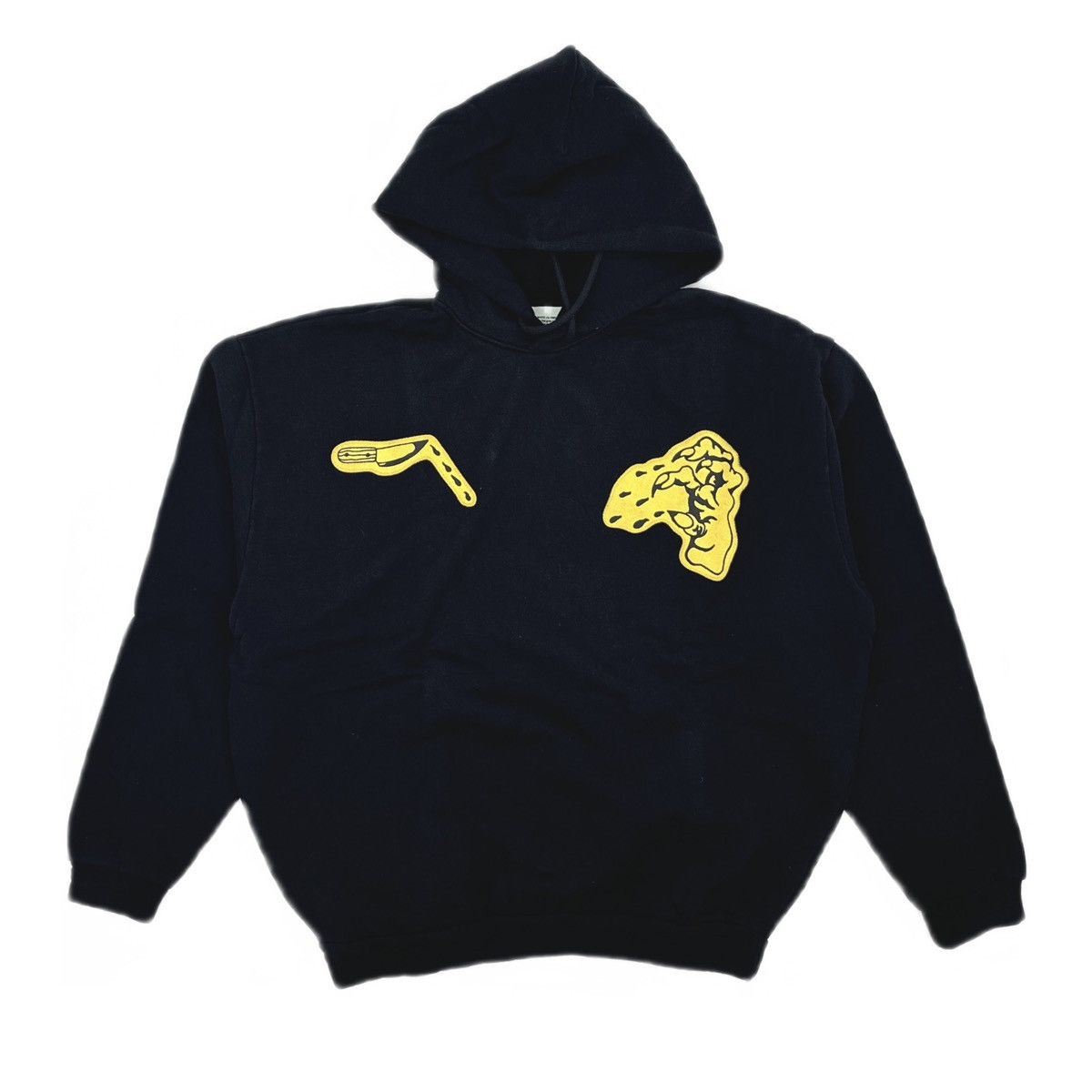 Off-White Off-White black and yellow logo hoodie Size US XS / EU 42 / 0 - 1 Thumbnail