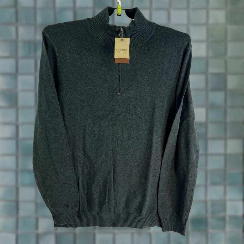 Hunter Sonoma 1/4 Zip Sweater Mens XL Hunter Green Knit Pullover Casual Outdoor Size US XL / EU 56 / 4 - 1 Thumbnail