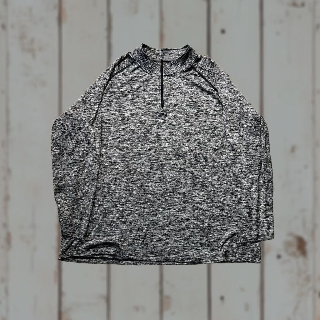 Under Armour Under Armour HeatGear Shirt Mens 3XL Gray Quarter Zip Long Sleeve Pullover Loose Size US XXL / EU 58 / 5 - 1 Thumbnail