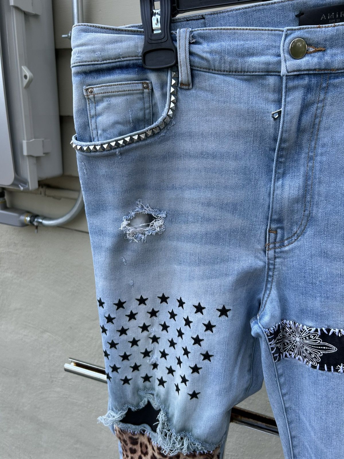 Amiri Amiri art patch jeans Size US 38 / EU 54 - 3 Thumbnail