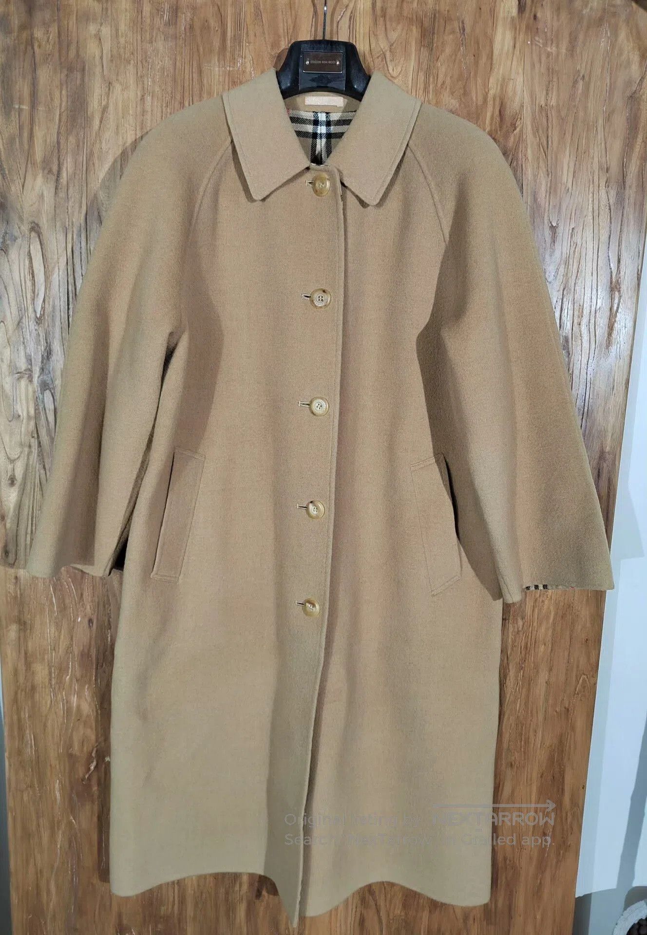 Burberry Burberry Wool Cashmere Coat with Horn Buttons. Size XL / US 12-14 / IT 48-50 - 1 Thumbnail