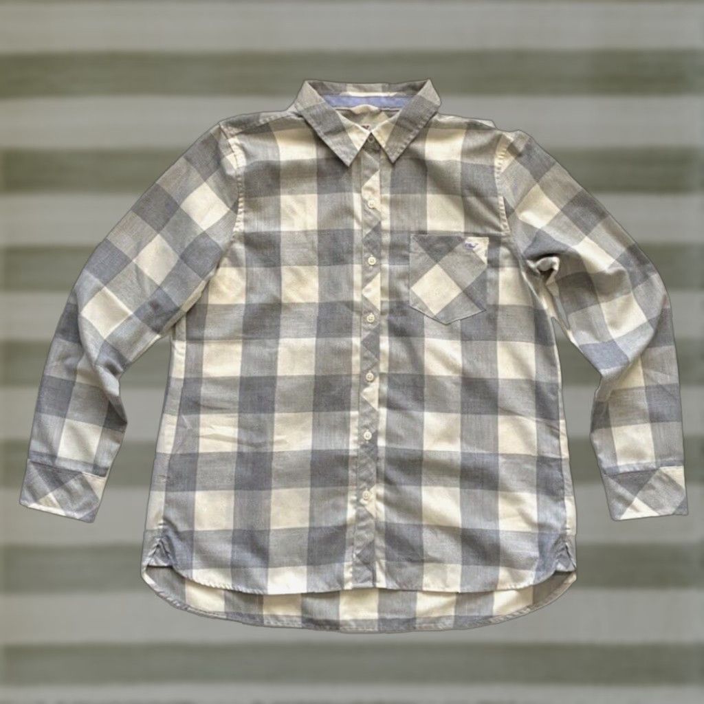 Vineyard Vines Vineyard Vines Buffalo Check Chilmark Relaxed Button-Up Shirt Sz 10 Size L / US 10 / IT 46 - 1 Thumbnail