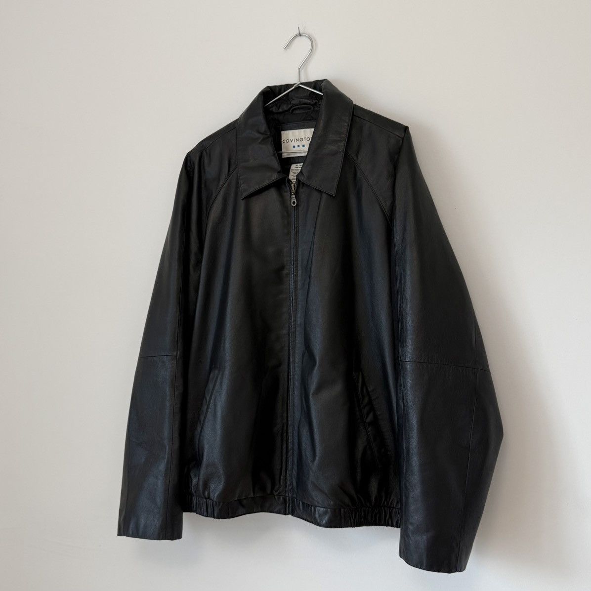 Gap × Vintage GAP Vintage Leather Jacket Zip Up | Grailed
