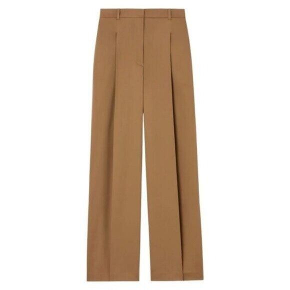 G. Label by goop G. Gwyn by Goop Marlow Trouser Camel Tan Brown Wide Leg Size 27" / US 4 / IT 40 - 1 Thumbnail