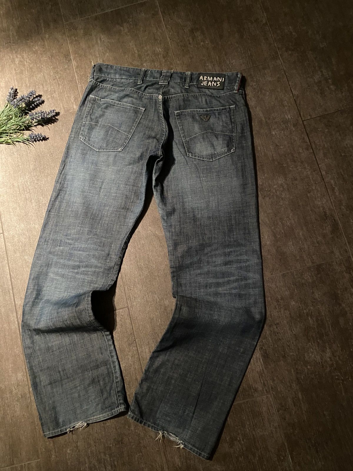Armani Vintage Armani Jeans | Blau/Grau | Größe 34 | Wie neu Size US 34 / EU 50 - 5 Thumbnail