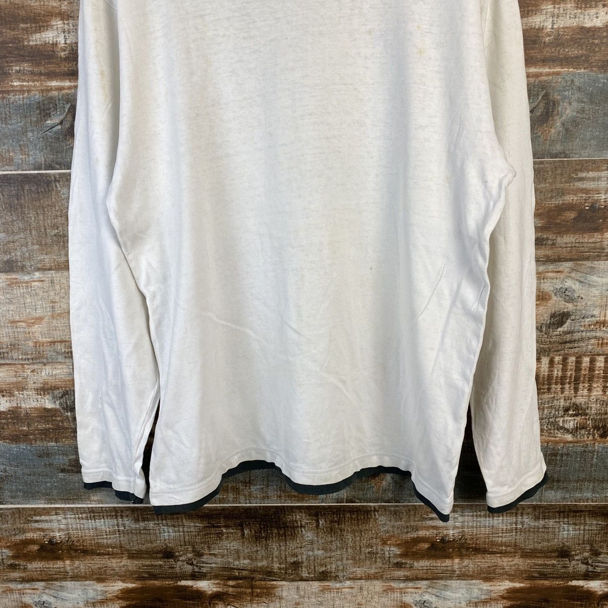 Oshkosh DL Osh Kosh White ripped Skulls Sweatshirt #C860 Size US M / EU 48-50 / 2 - 7 Thumbnail