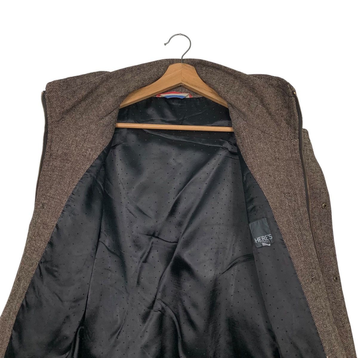 Japanese Brand HERE'S STREET Long Sleeve Brown Blouson Jacket #2702-C121 Size US M / EU 48-50 / 2 - 12 Thumbnail