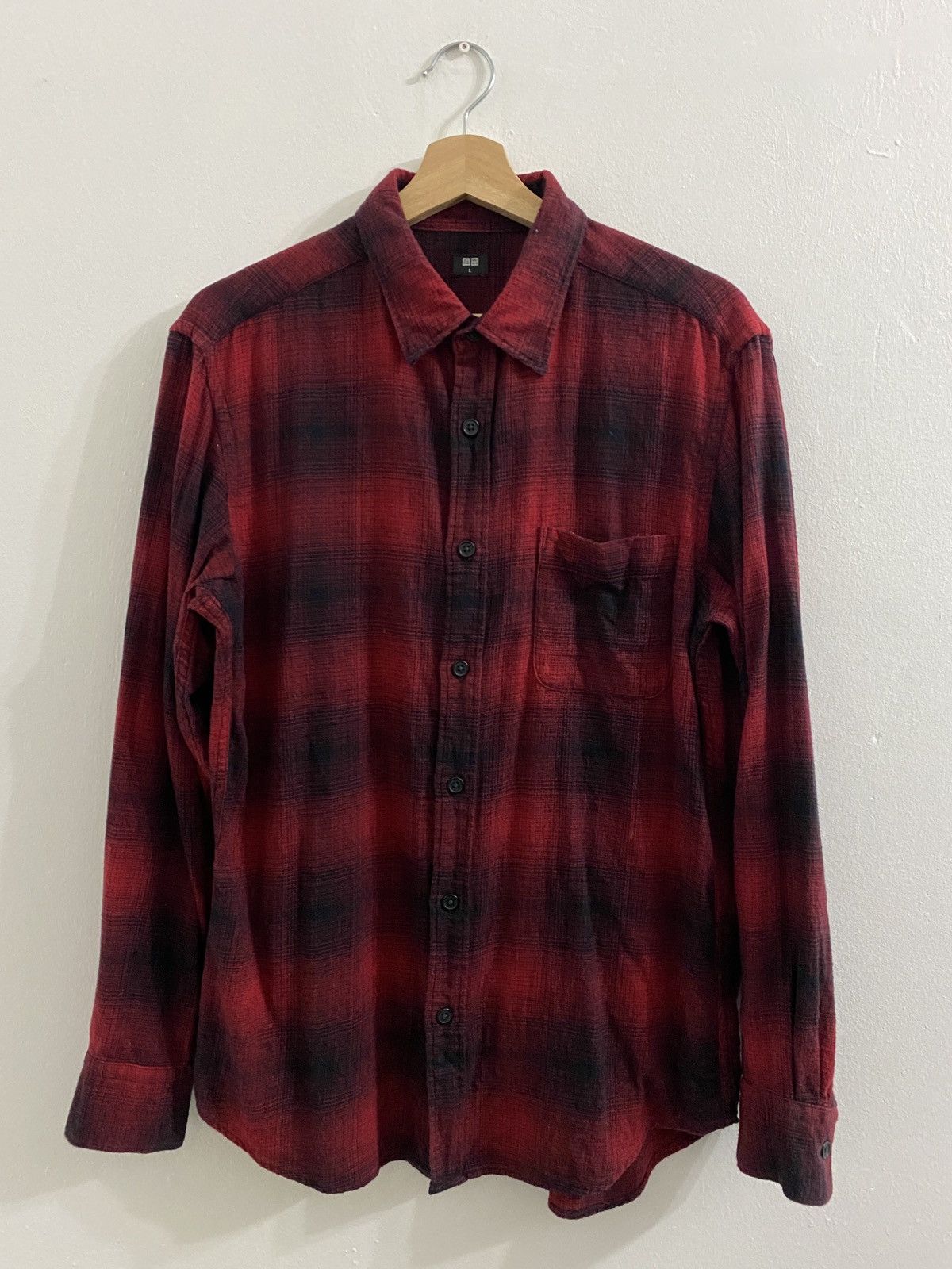 Flannel × Japanese Brand Uniqlo Shadow Flannel Size US L / EU 52-54 / 3 - 2 Thumbnail