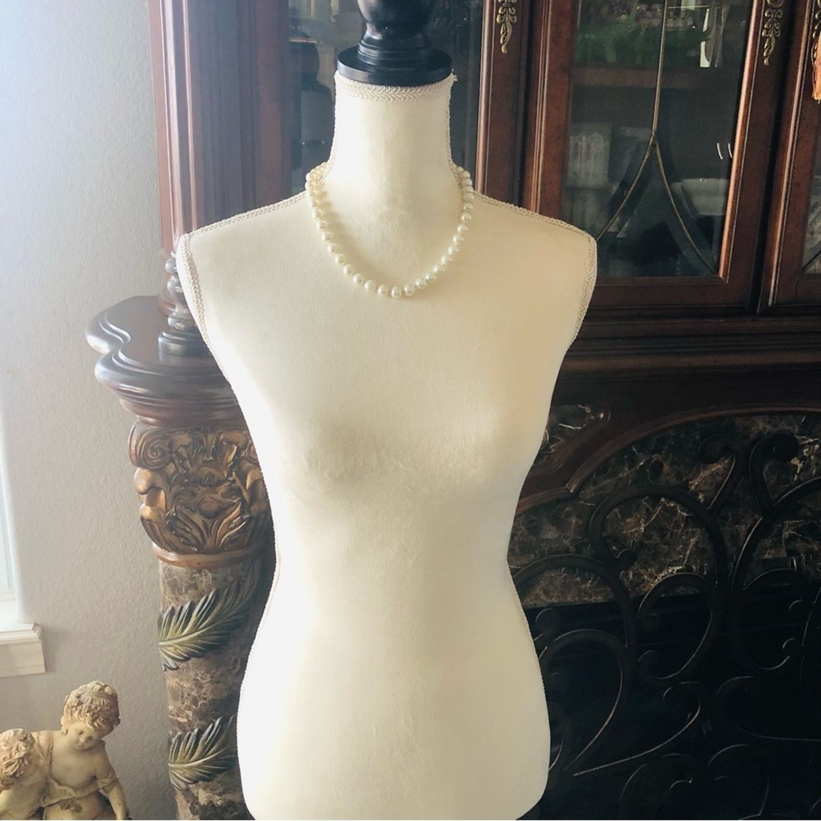 Vintage Vintage hand knotted white faux pearl necklace Size ONE SIZE - 6 Thumbnail