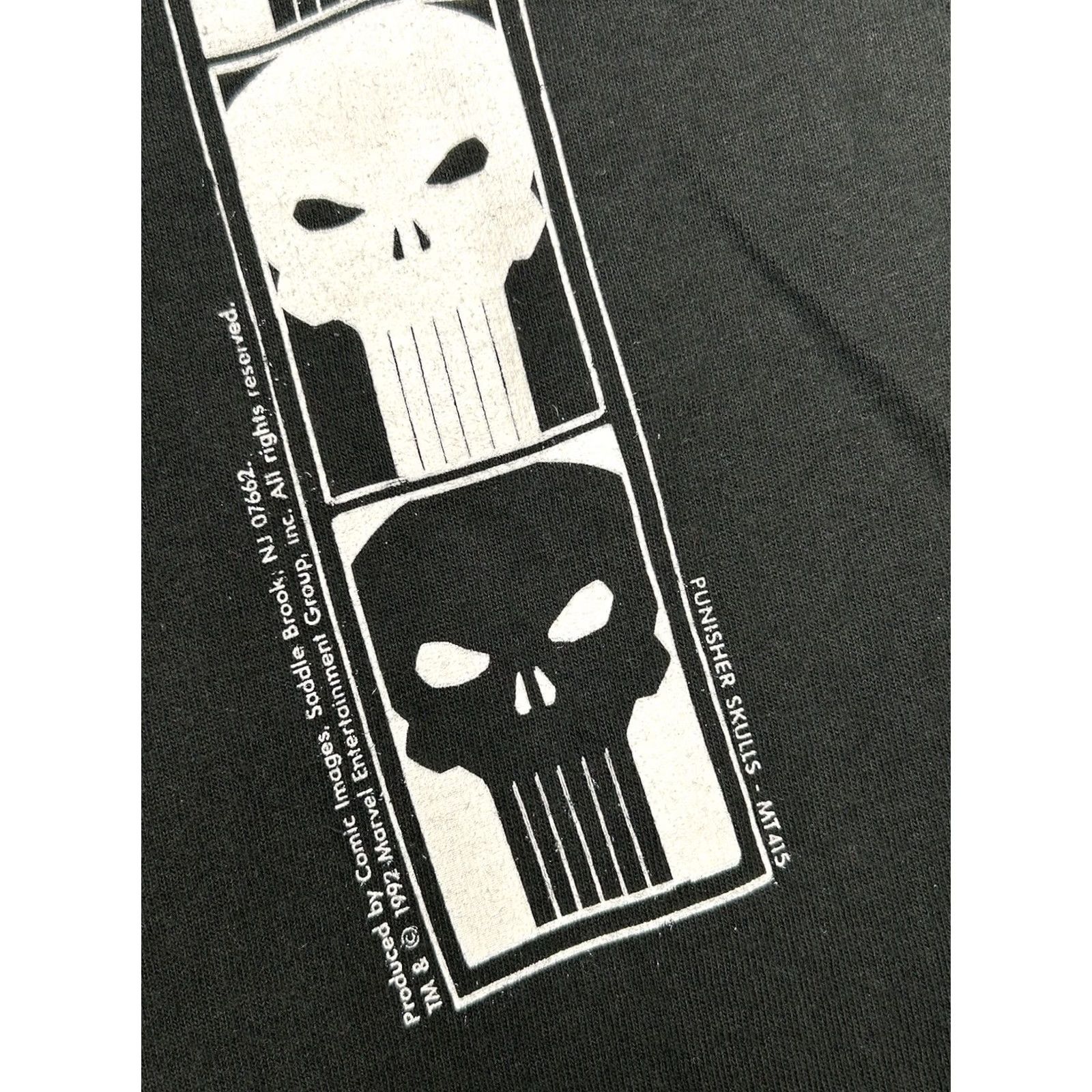 Vintage VINTAGE Marvel Comics The Punisher Skull Logo Tee 1992 XL Size US XL / EU 56 / 4 - 3 Thumbnail