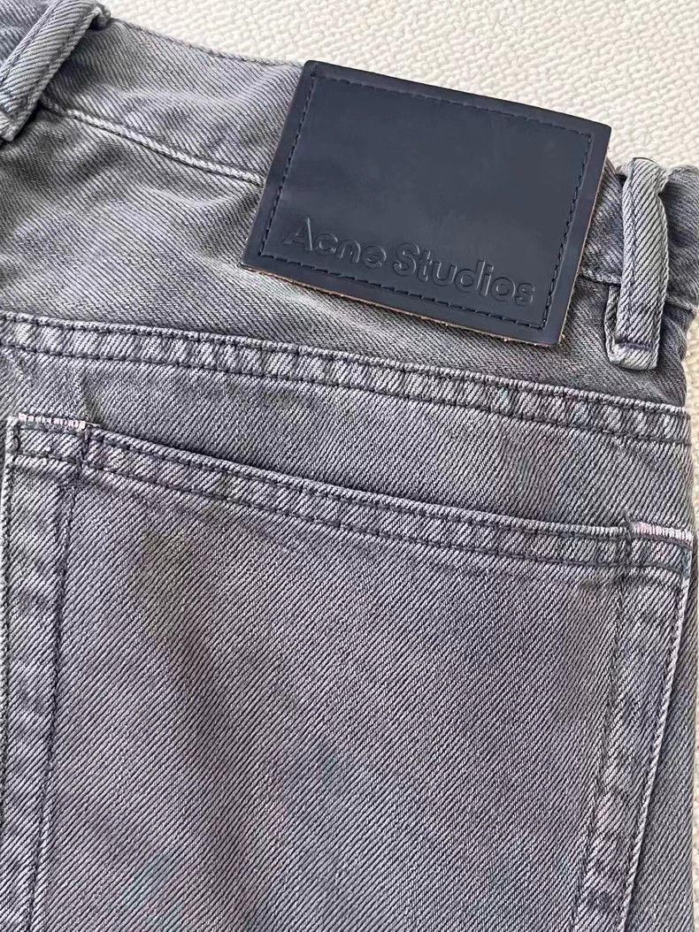 Acne Studios acne studios size:29 Solid-colored mid-waist jeans 2506-Ne Size 22" - 3 Thumbnail