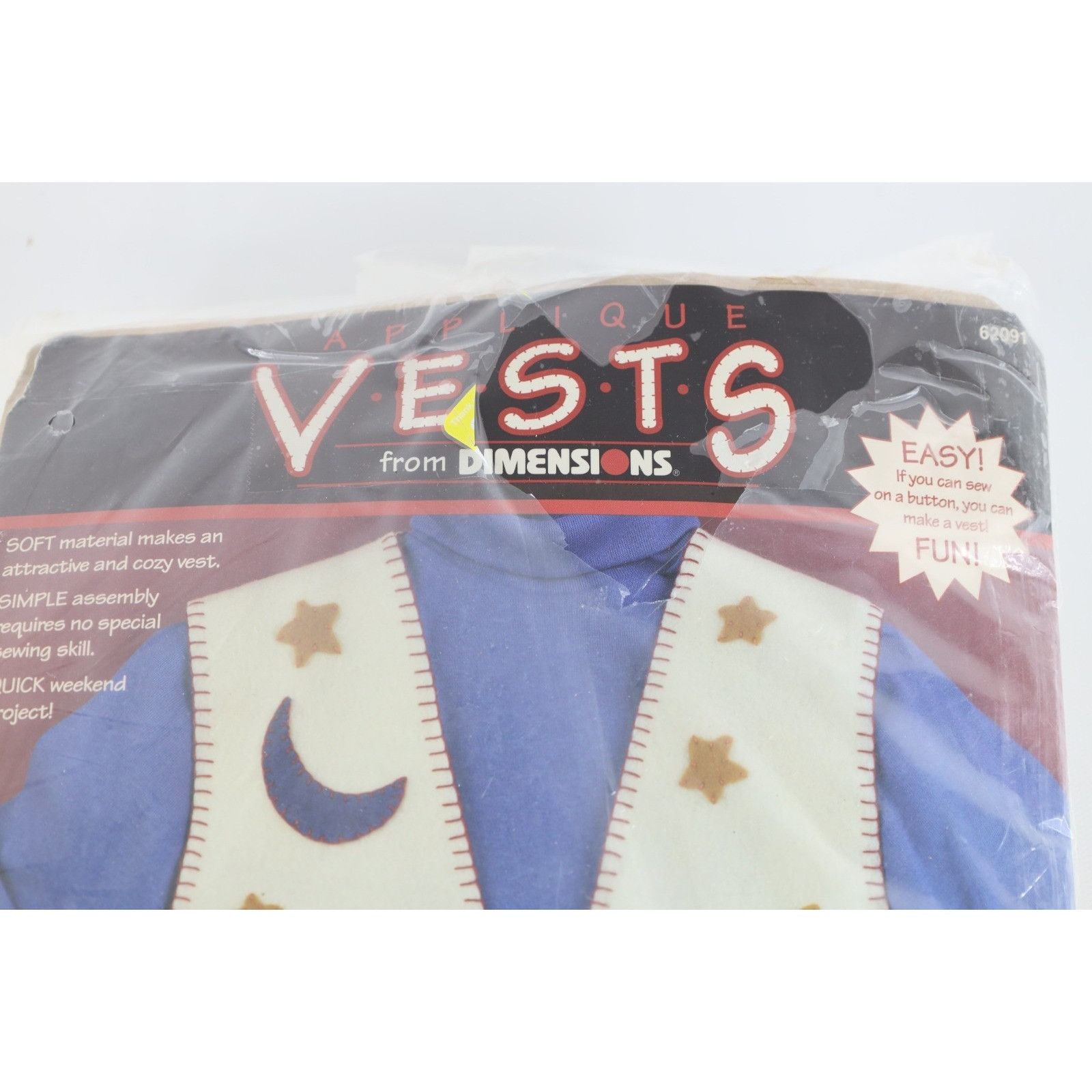 Vintage Deadstock Vintage 90s Streetwear Black Cat Applique Vest Size L / US 10 / IT 46 - 2 Thumbnail