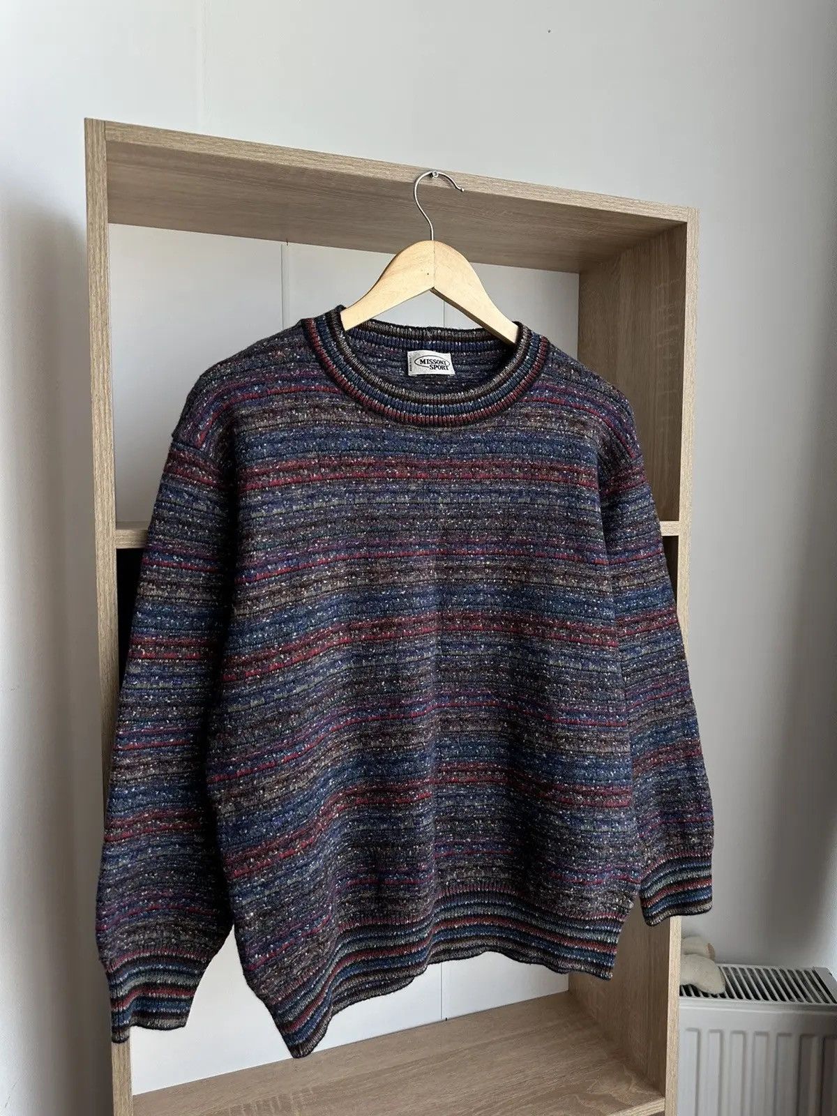 Missoni × Vintage Vintage Missoni Sport Multicolour Wool Knit Sweater Size US S / EU 44-46 / 1 - 10 Thumbnail