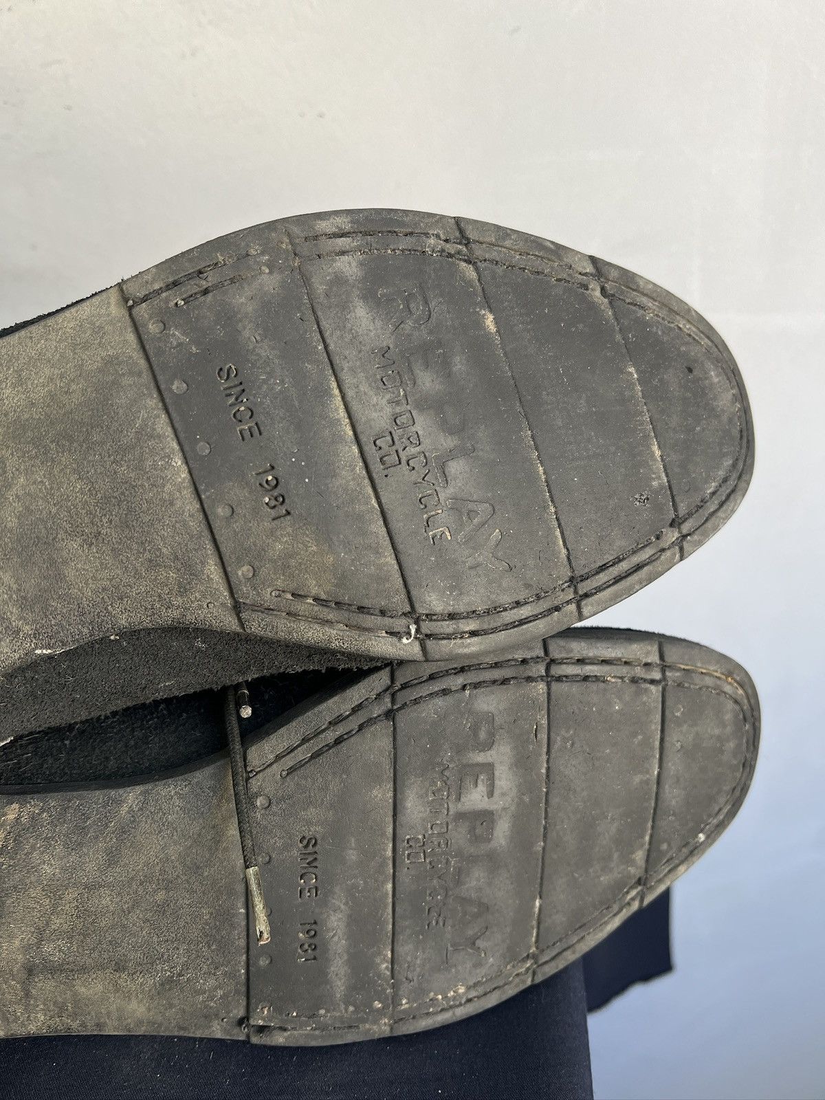 Replay Avant Garde y2k Hedi slimane style leather boots 90s archive Size US 10 / EU 43 - 13 Thumbnail