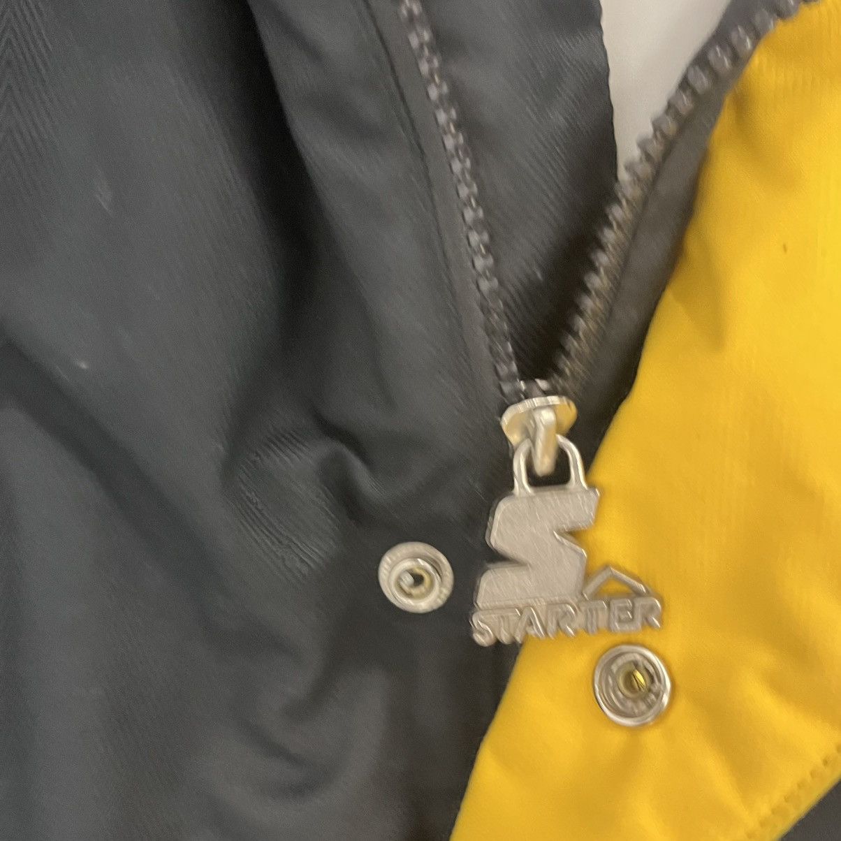 NFL × Vintage Vintage Steelers Pittsburgh NFL Starter Jacket Long Coat Med Size US M / EU 48-50 / 2 - 3 Thumbnail