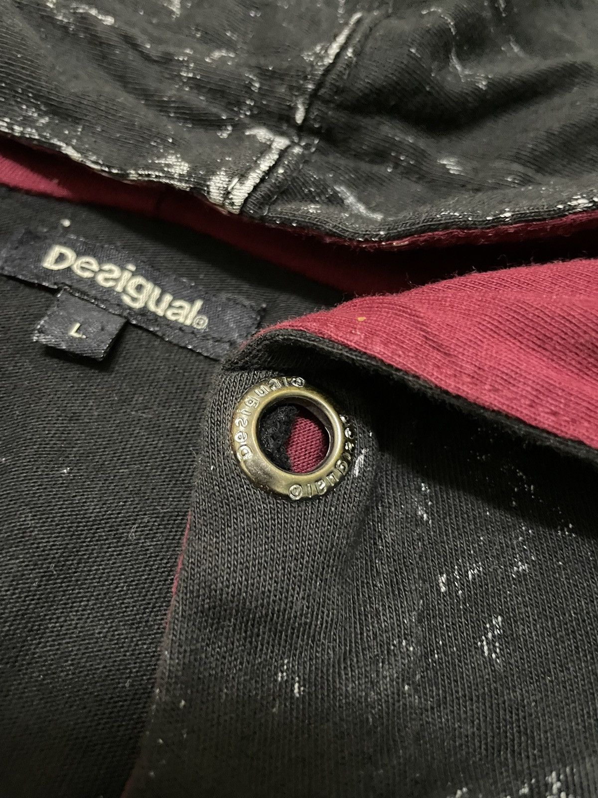 Desigual Desigual Punk Thrashed Hoodie Size US L / EU 52-54 / 3 - 7 Thumbnail