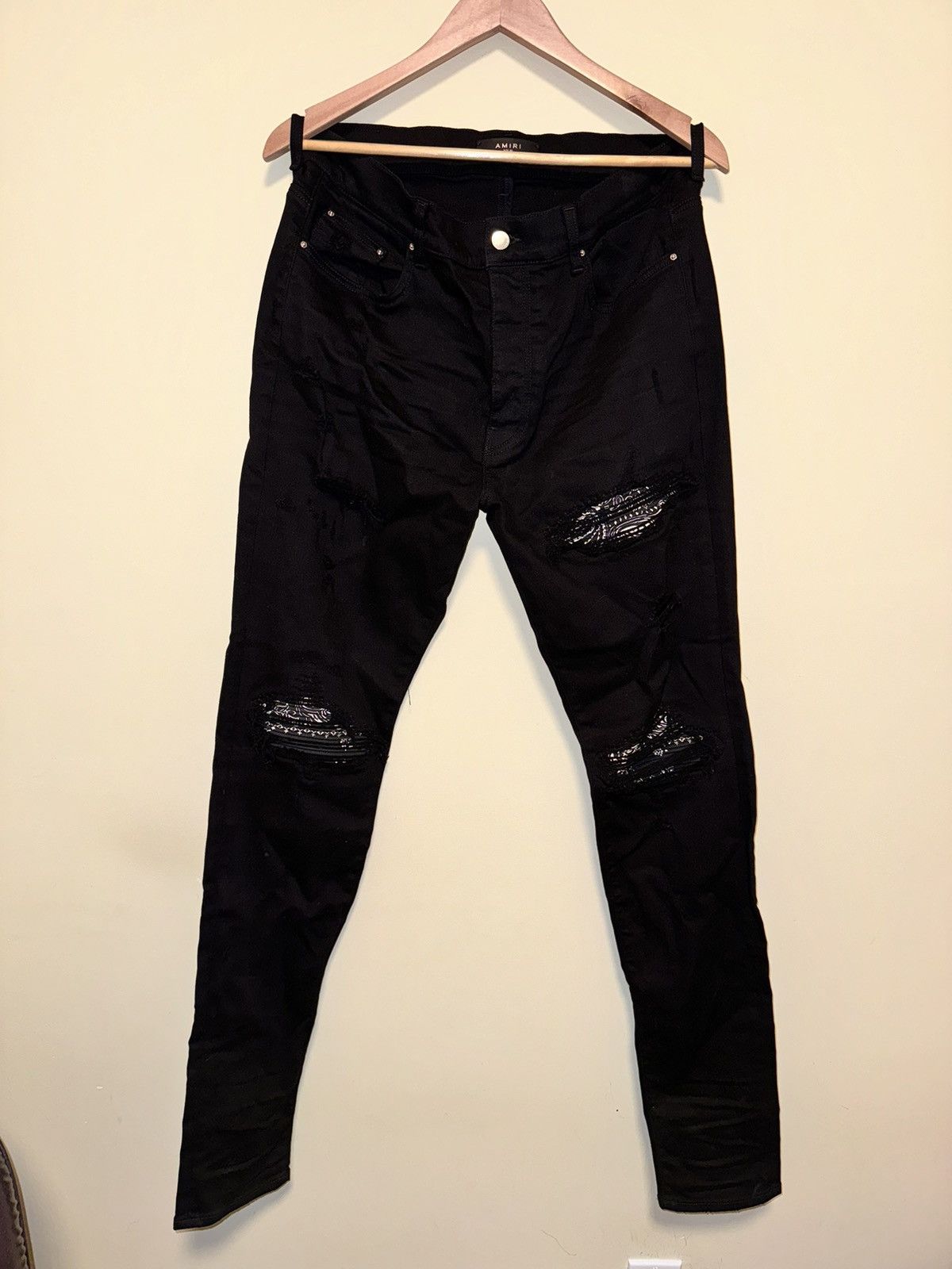 Amiri AMIRI Black MX1 Jeans Size US 36 / EU 52 - 1 Thumbnail