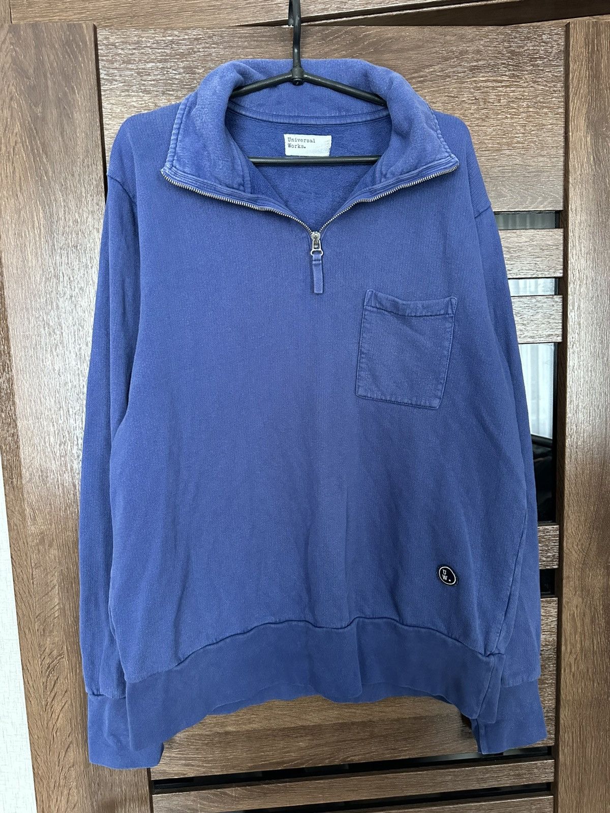 Universal Works Universal Works 1/3 Zip Pullover Sweatshirt Size US L / EU 52-54 / 3 - 3 Thumbnail