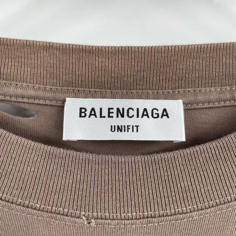 Balenciaga Balenciaga Torn Letter Short Sleeve Size US XS / EU 42 / 0 - 3 Thumbnail