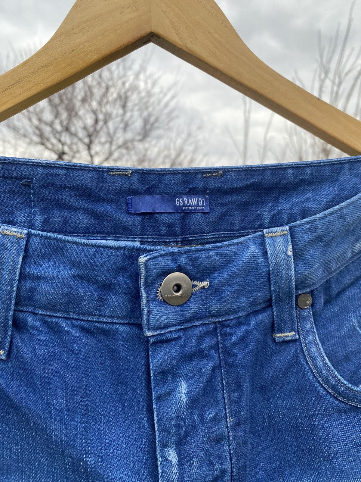 G-Star × Vintage Rare G-Star RAW 5204 Italy Jeans, Vintage GStar Raw 01 Size US 32 / EU 48 - 9 Thumbnail