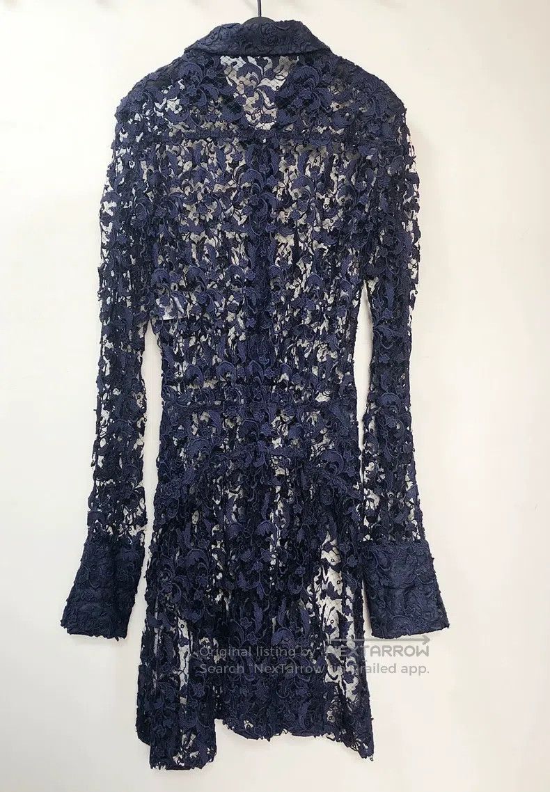 Alaia Alaia All Lace Long Shirt Jacket Size XS / US 0-2 / IT 36-38 - 4 Thumbnail