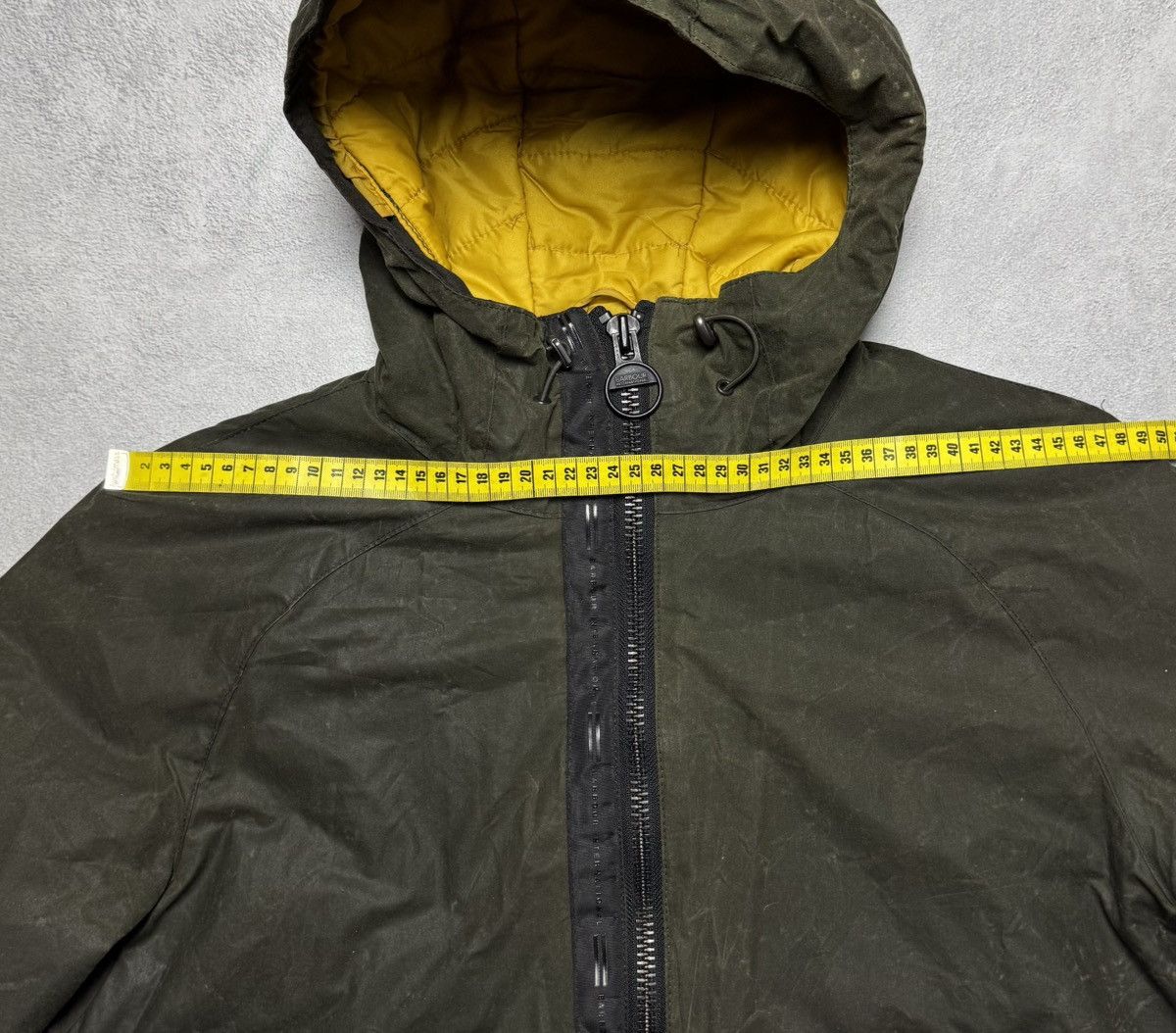 Barbour Barbour International Zip Up Hooded Wax Cotton Jacket Size US M / EU 48-50 / 2 - 18 Thumbnail