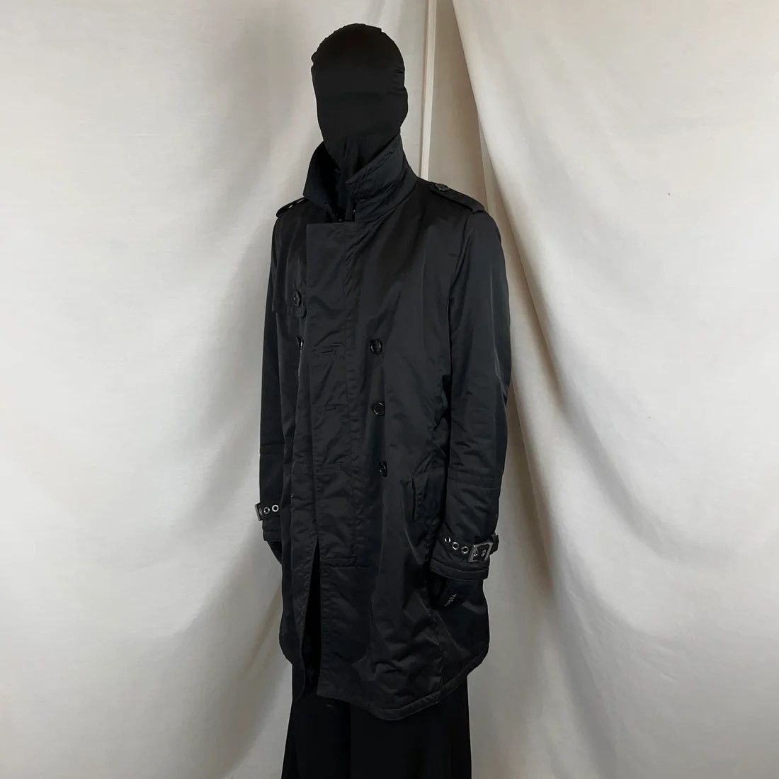 Dirk Bikkembergs Dirk Bikkembergs Strapped Zip Trenchcoat Size US M / EU 48-50 / 2 - 2 Thumbnail