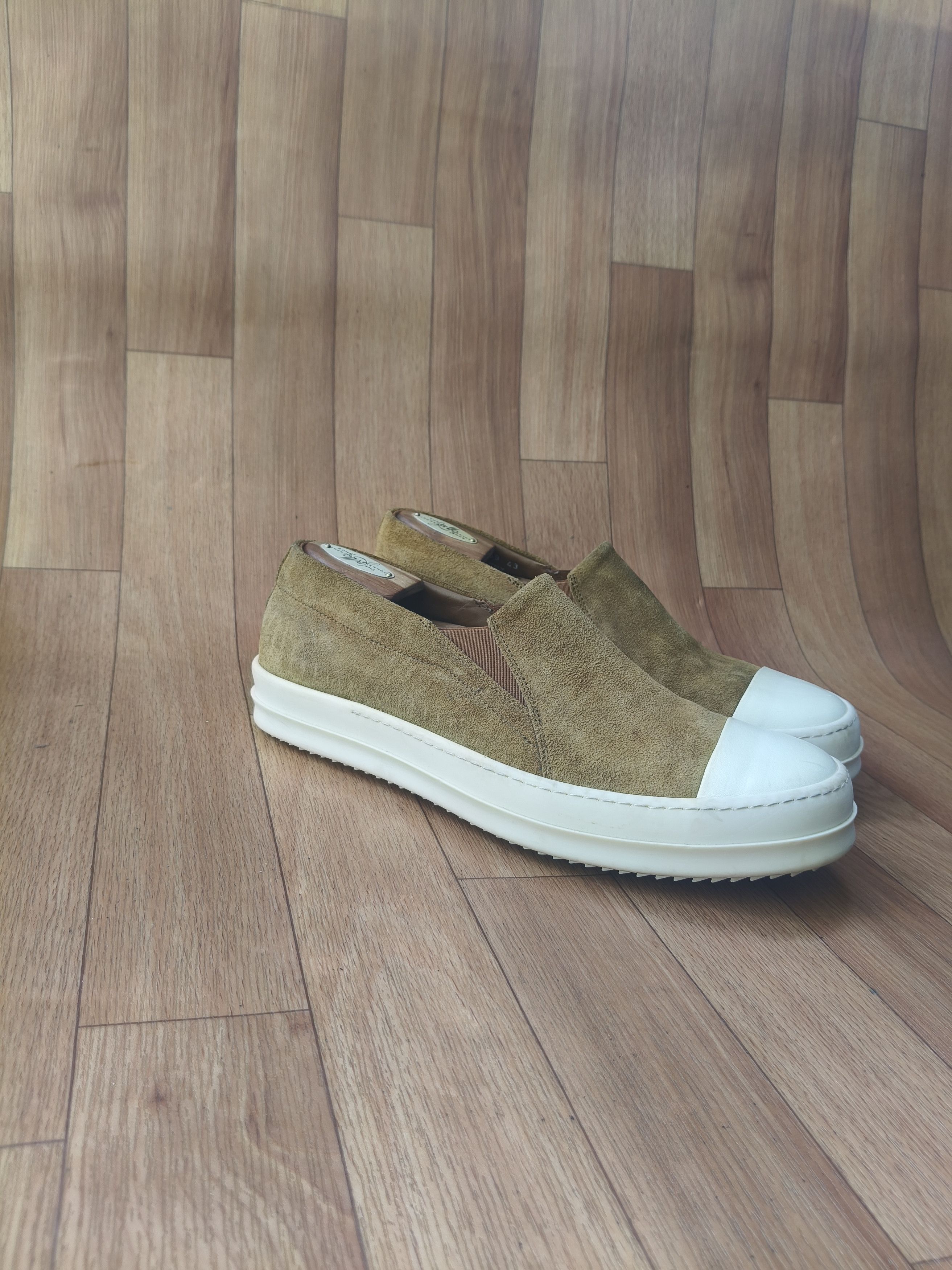 Rick Owens Rick Owens tan suede mainline boat Size US 10 / EU 43 - 6 Thumbnail