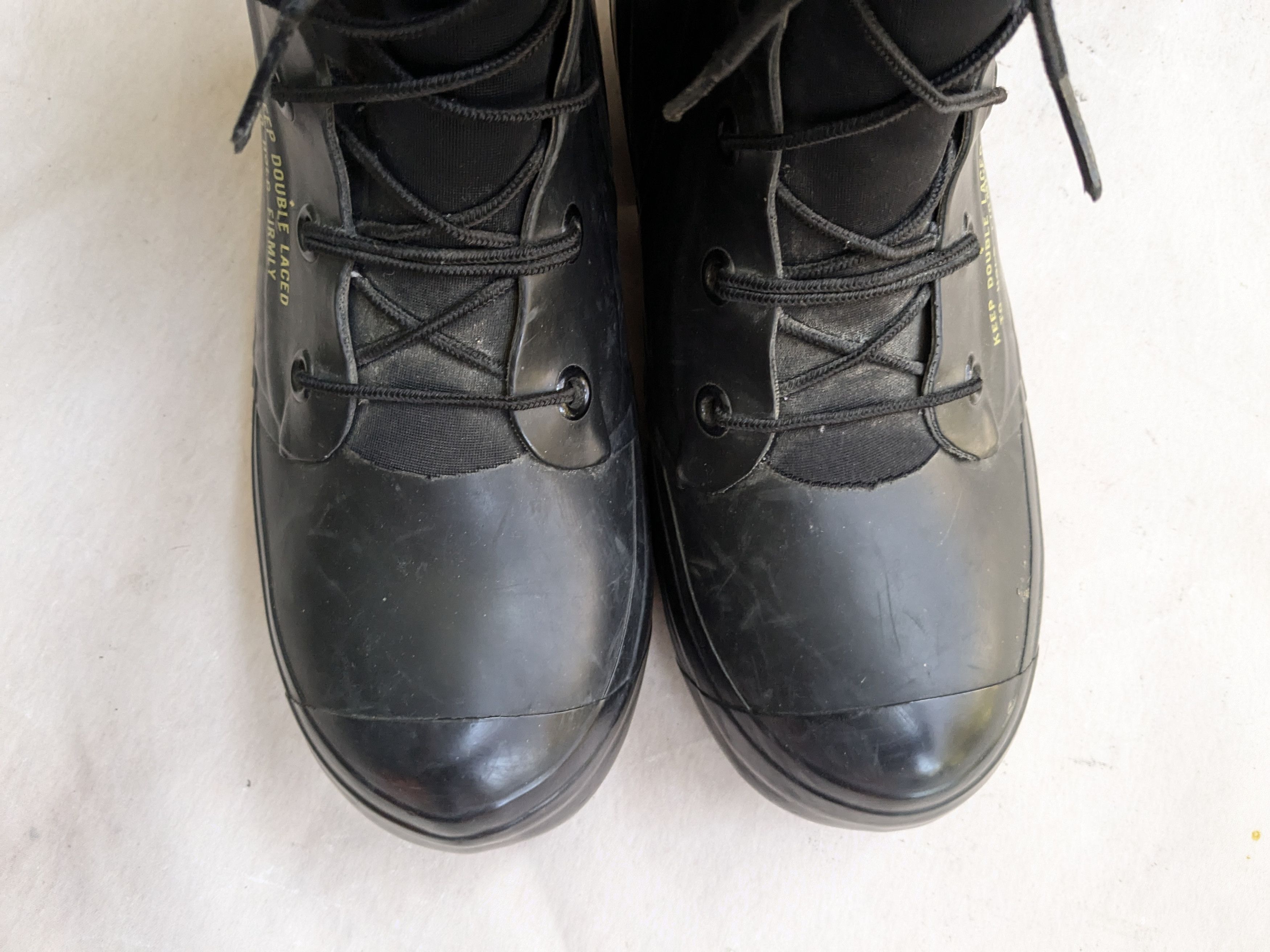 Bata Vintage Bunny Boots Black Rubber 8 Raf Snow Size US 8 / EU 41 - 3 Thumbnail