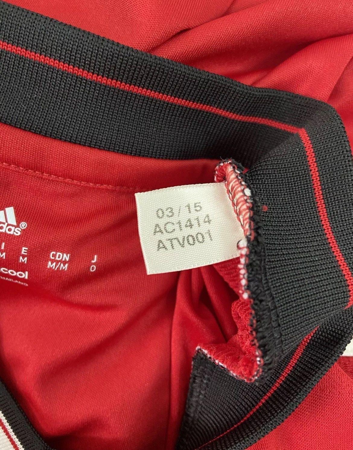 Adidas Manchester United FC 2015/16 Home Jersey Shirt Adidas Size M Size US M / EU 48-50 / 2 - 10 Thumbnail