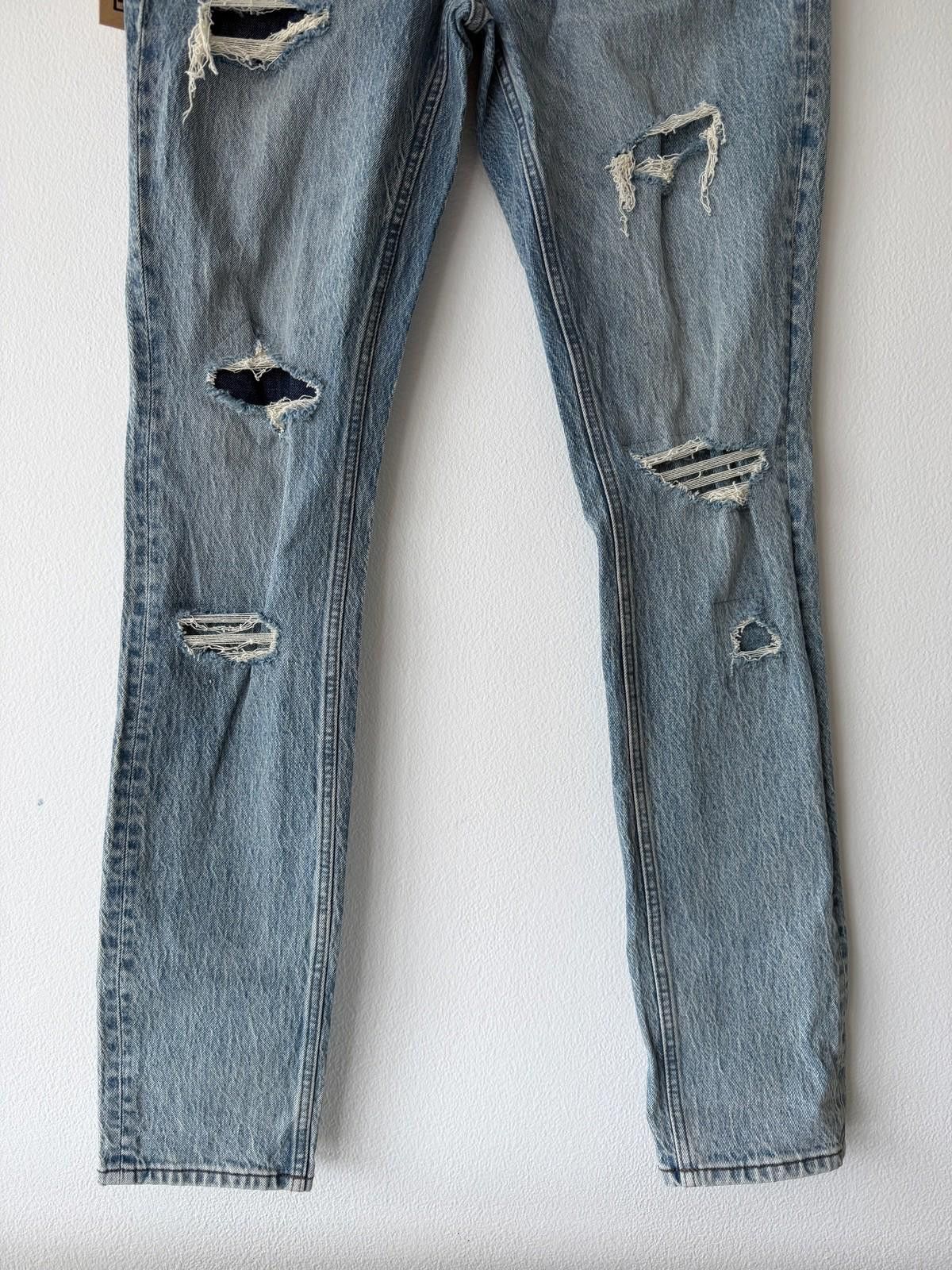 Ksubi new Ksubi mens jeans van winkle painter repair blue 32 Size US 32 / EU 48 - 3 Thumbnail