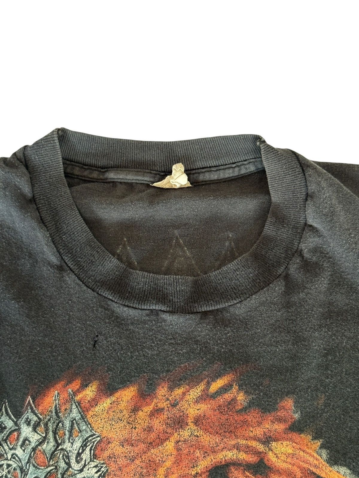 Band Tees *RARE* 90s VINTAGE THRASHED FADED MORBID ANGEL METAL DEATH Size US XL / EU 56 / 4 - 10 Thumbnail