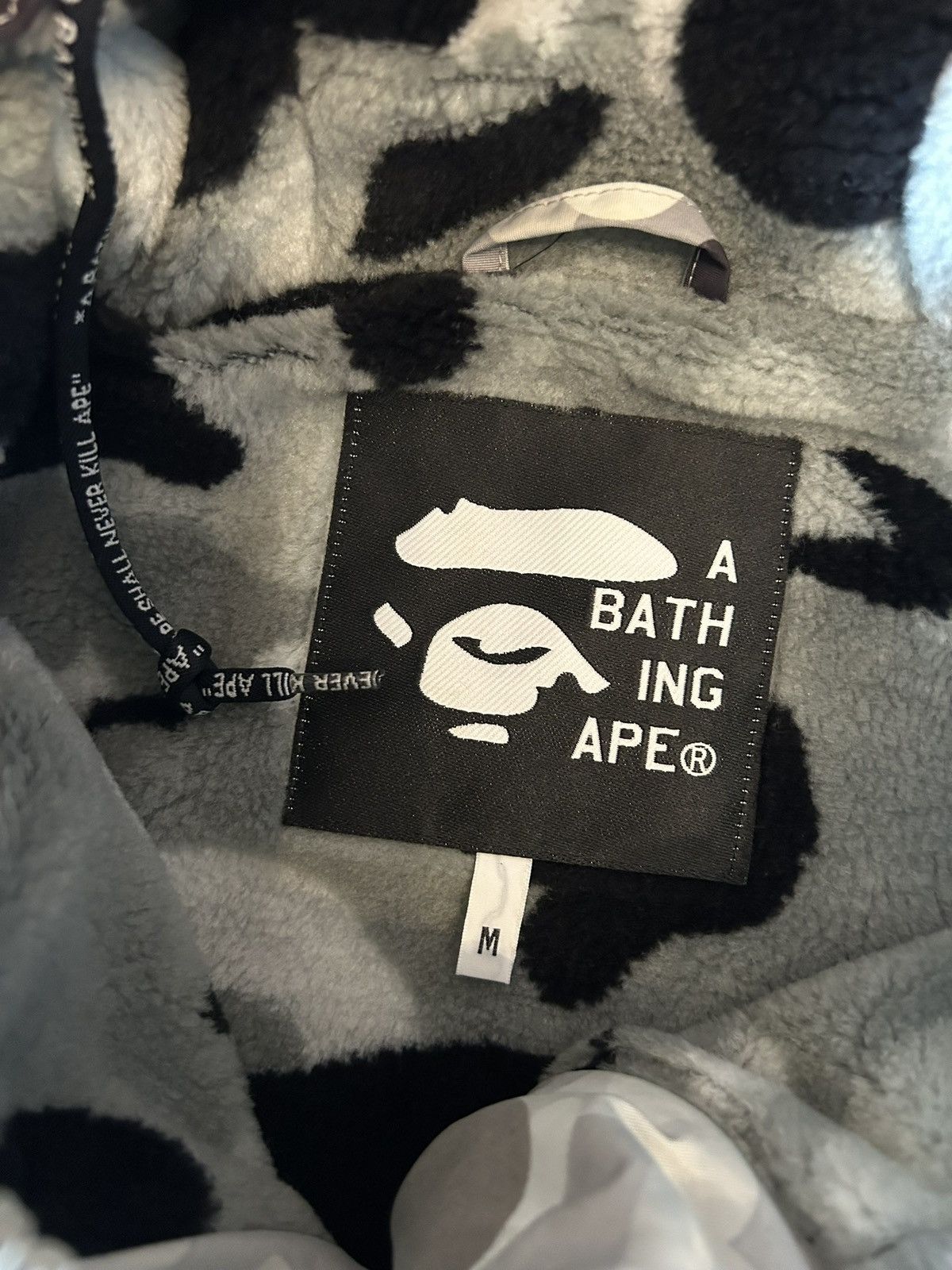 Bape OG Bape Snow Camo Quarter Zip Fleece Jacket Size US M / EU 48-50 / 2 - 12 Thumbnail