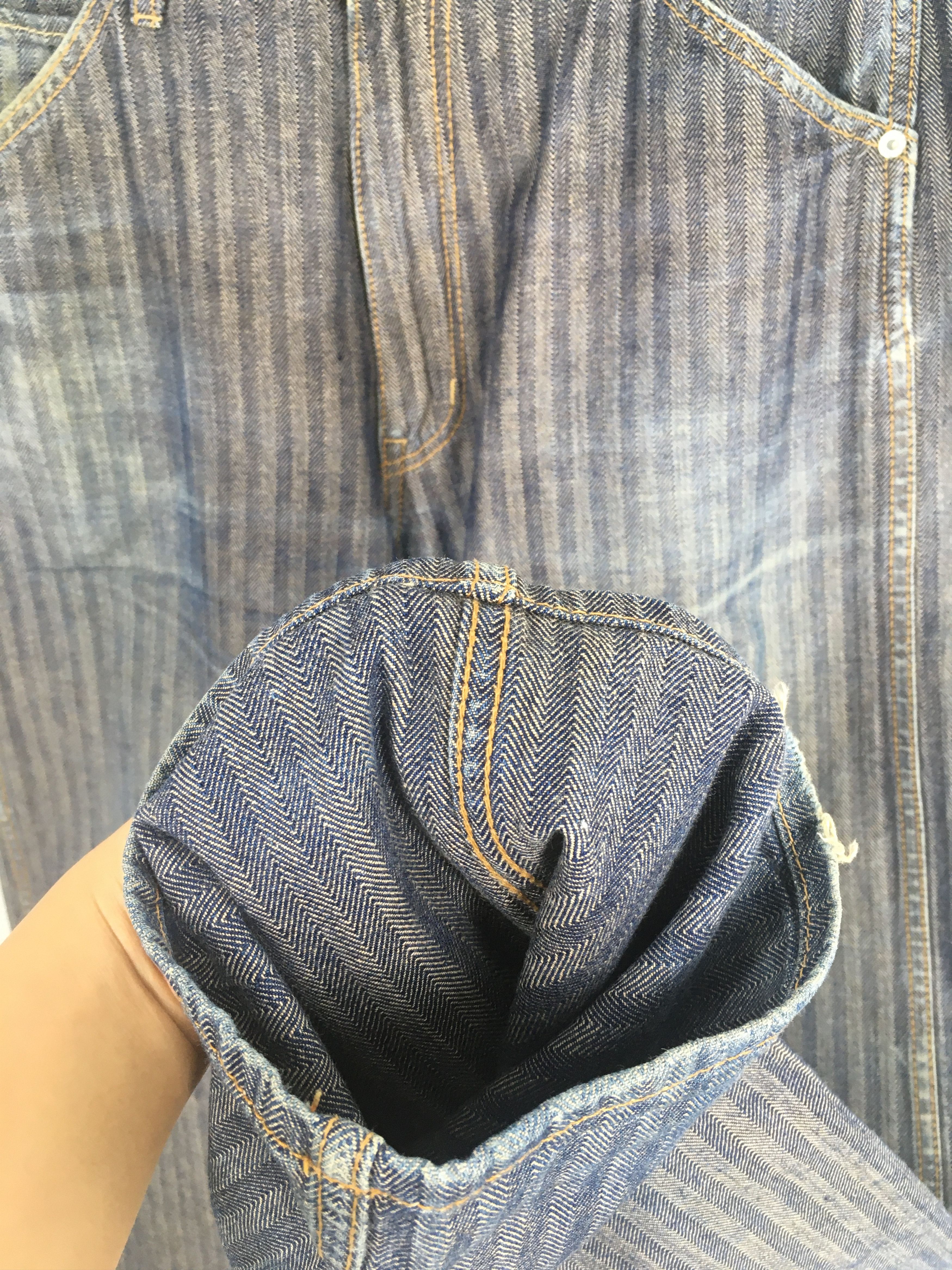 Hysteric Glamour Size 31x29 Hysteric Glamour Herringbone Carpenter S1697 Size US 31 - 4 Thumbnail