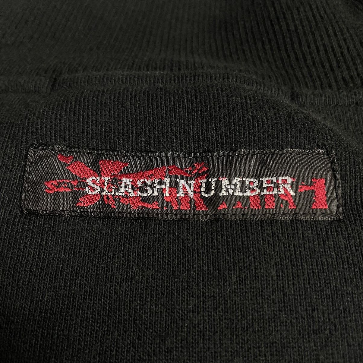 If Six Was Nine × Japanese Brand × Le Grande Bleu (L.G.B.) 🇯🇵 SLASH NUMBER SEDITIONARIES PUNK FULL ZIP SWEATER JACKET Size US M / EU 48-50 / 2 - 12 Thumbnail