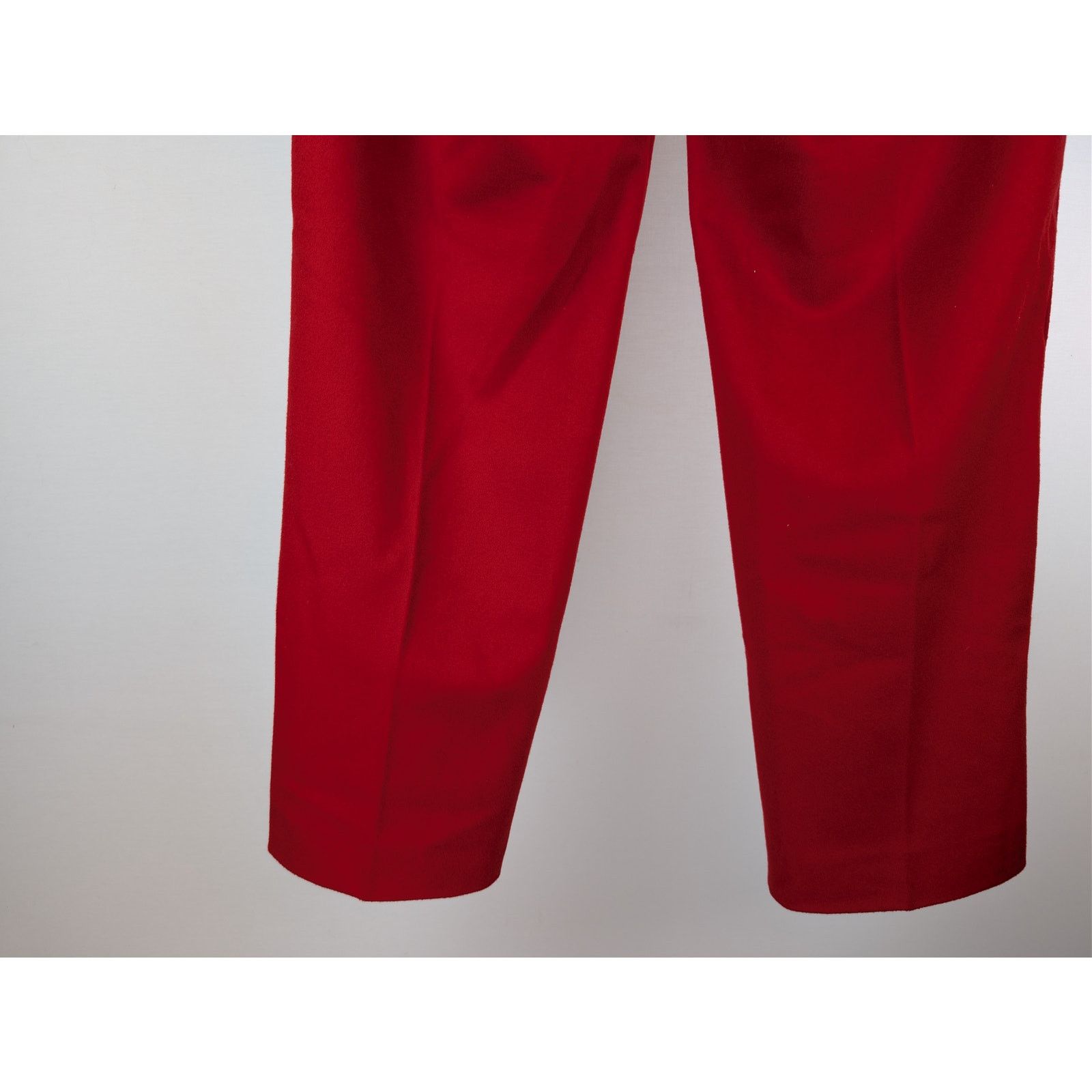 Vetements o1rshd1 High-Waisted Wool Tailored Pants in Red Size US 34 / EU 50 - 13 Thumbnail