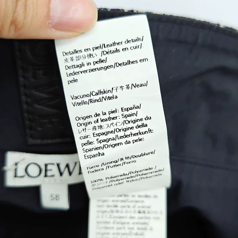Loewe LOEWE size58 Old flower canvas double sided fisherman's hat Size ONE SIZE - 6 Thumbnail