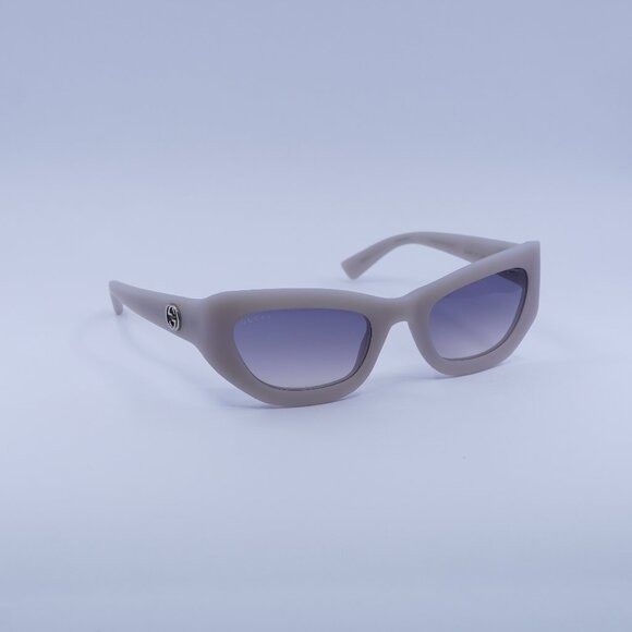 Gucci Gucci GG1784S 005 Sunglasses Light Grey Cat Eye Frame Size ONE SIZE - 1 Thumbnail