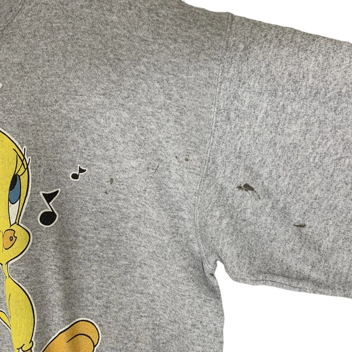 Cartoon Network × Vintage Vintage 90s Looney Tunes Tweety Bird Cartoon Sweatshirt Size US L / EU 52-54 / 3 - 10 Thumbnail