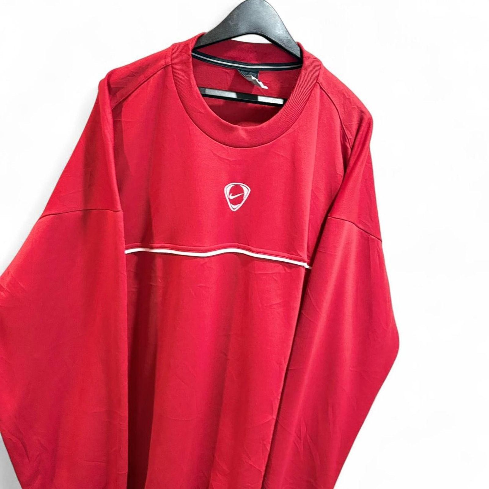Nike Y2k nike red long sleeve football drill top XXL Size US XXL / EU 58 / 5 - 2 Thumbnail