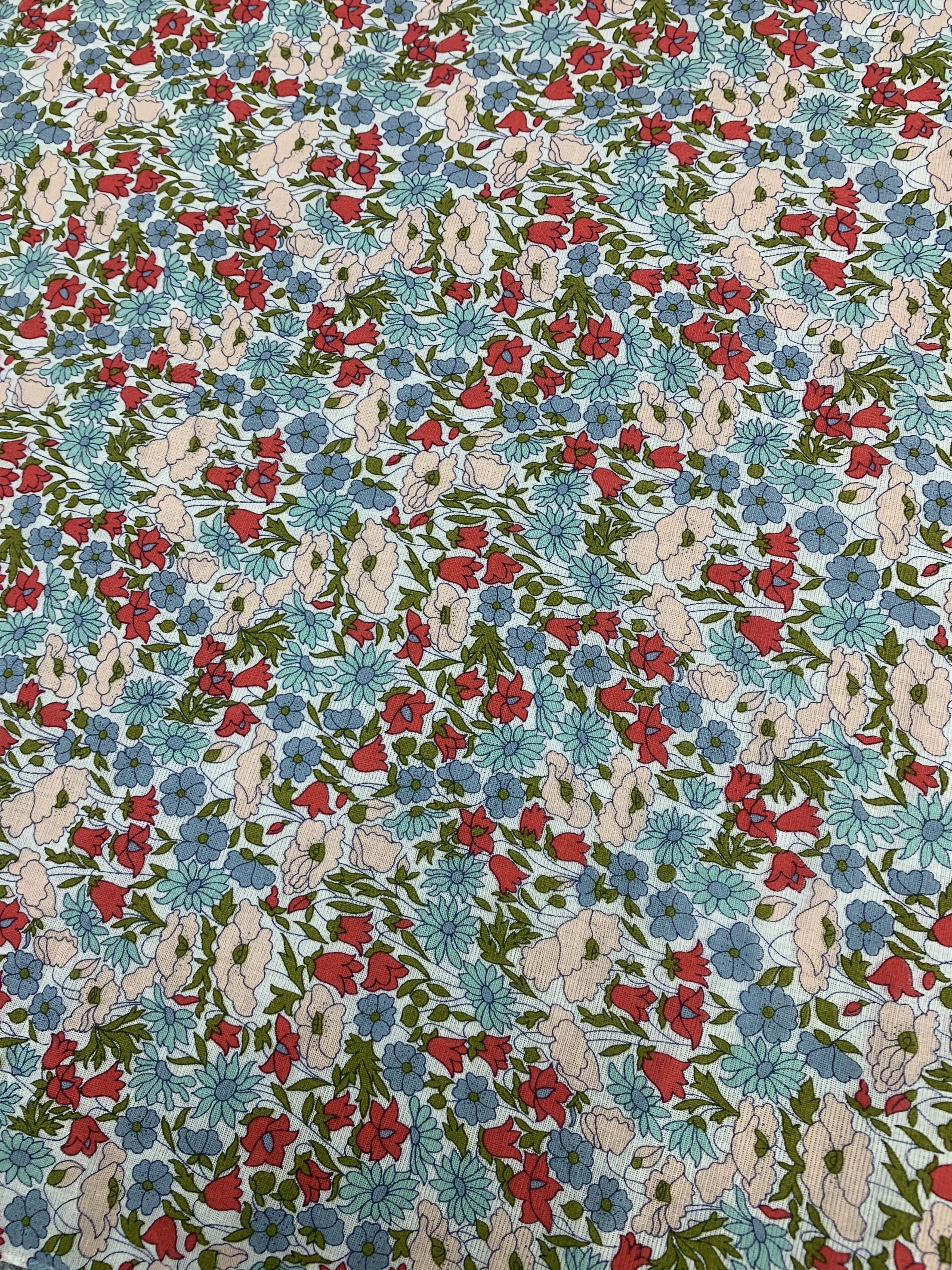 Liberty × Vintage Vintage Liberty Neckerchief/ Handkerchief Scarves - HKA902 Size ONE SIZE - 3 Thumbnail