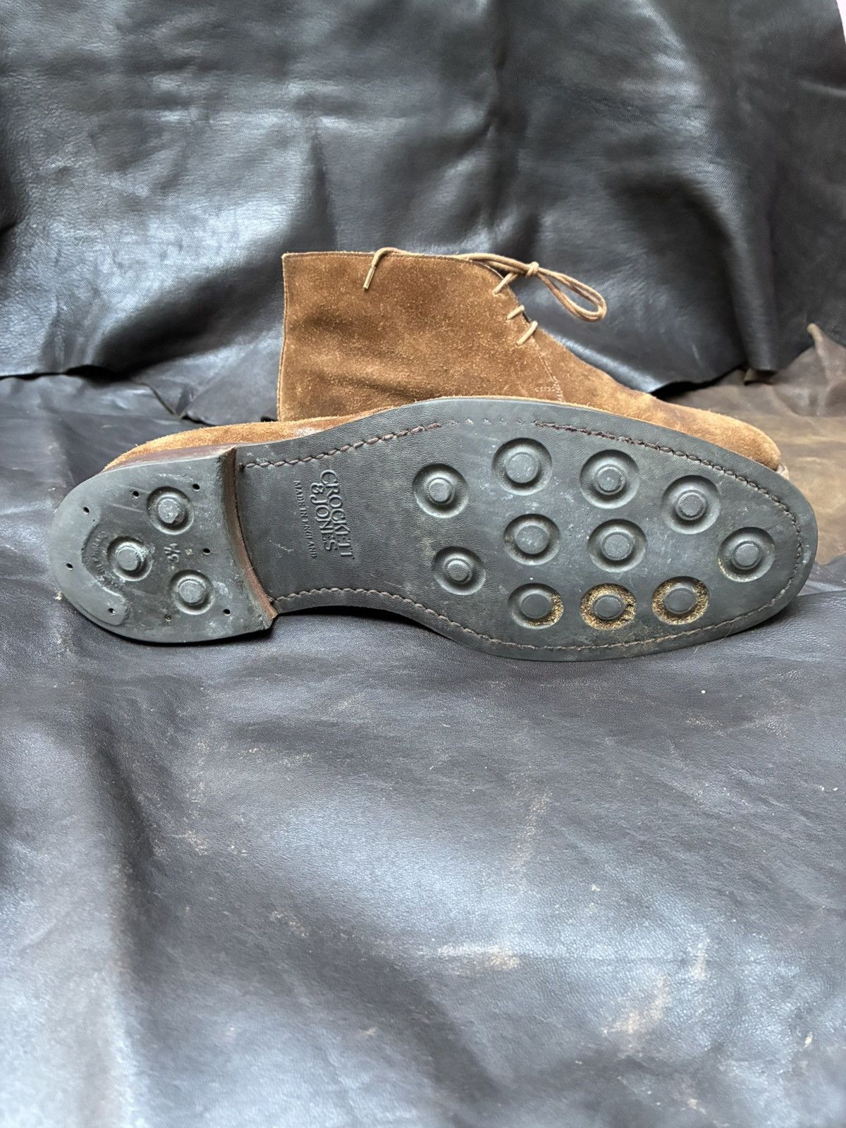 Crockett & Jones SUEDE CROCKETT & JONES CHILTERN TOBACCO CHUKKA BOOTS Size US 11 / EU 44 - 6 Thumbnail