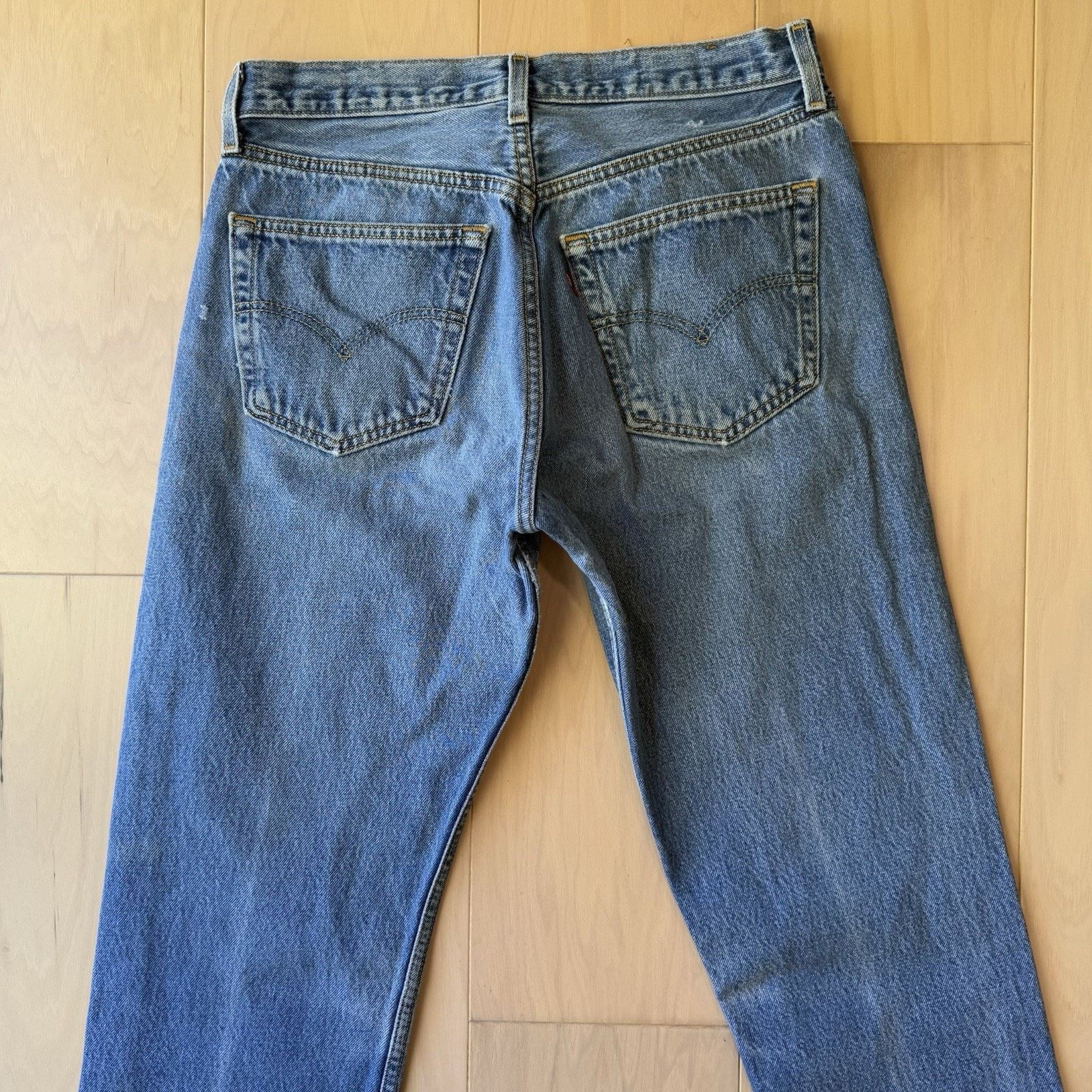 Levi's × Vintage Vintage Levis 501 Jeans 29 Blue Faded Straight Leg Denim Size US 29 - 10 Thumbnail