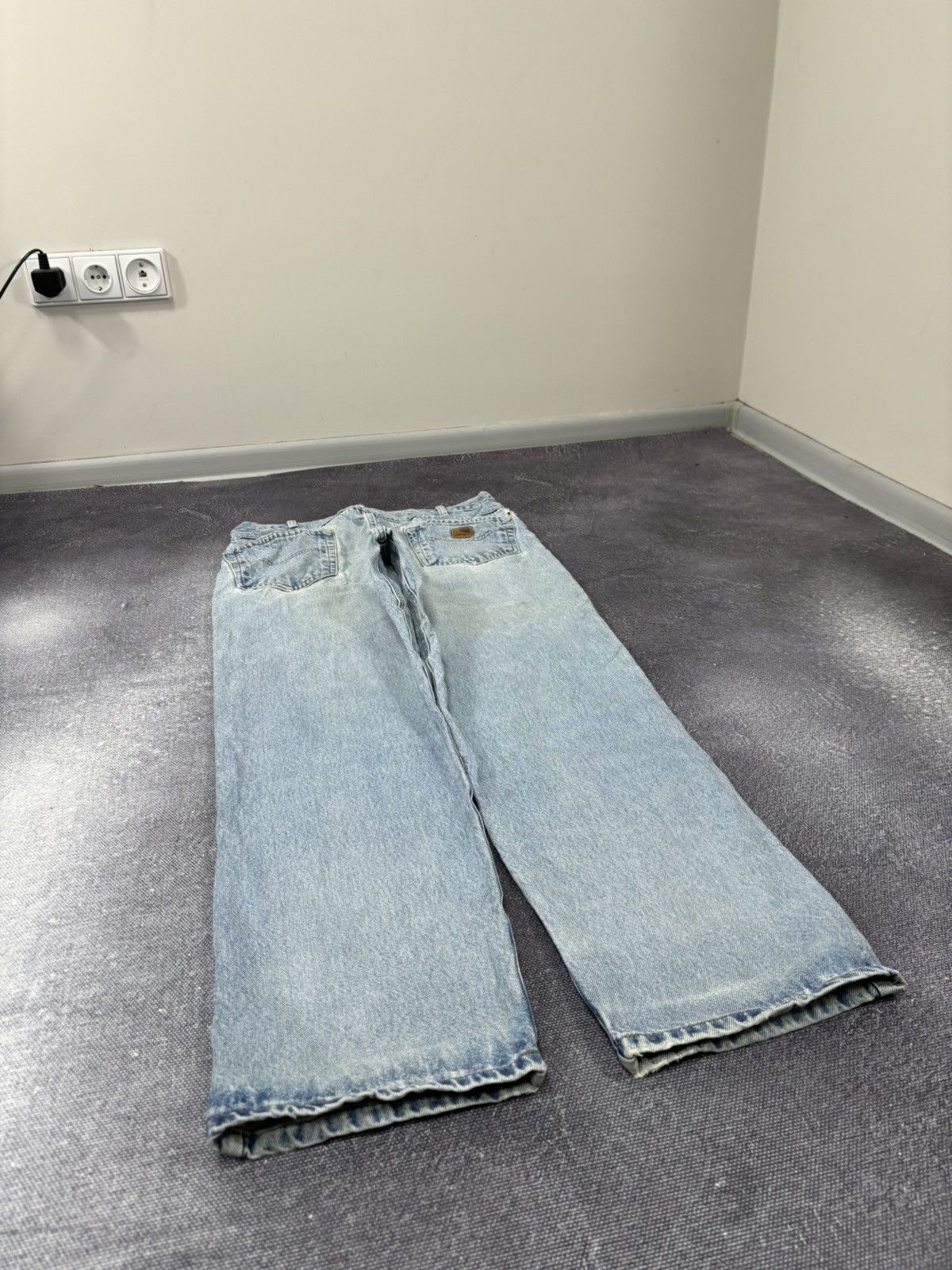 Carhartt Vintage Carhartt USA Straight Fit Light Blue Denim Jeans Size US 36 / EU 52 - 4 Thumbnail