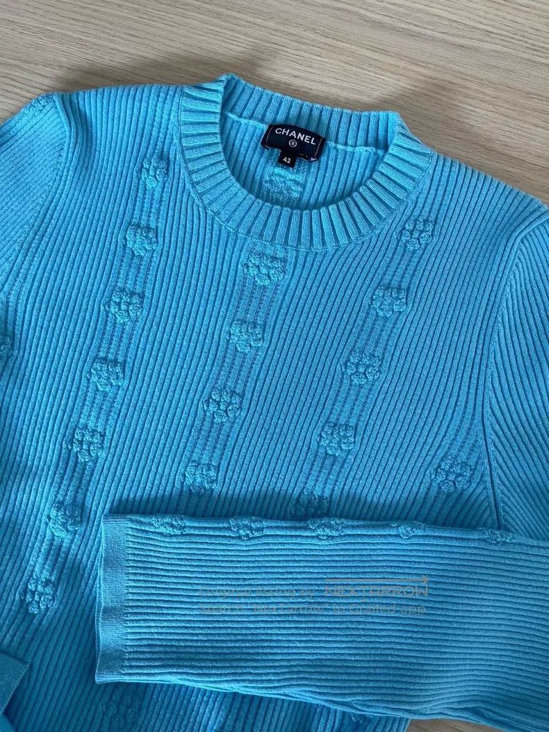 Chanel Chanel 2025 Early Spring Vacation Series 25c Blue Belt Lon Size M / US 6-8 / IT 42-44 - 5 Thumbnail