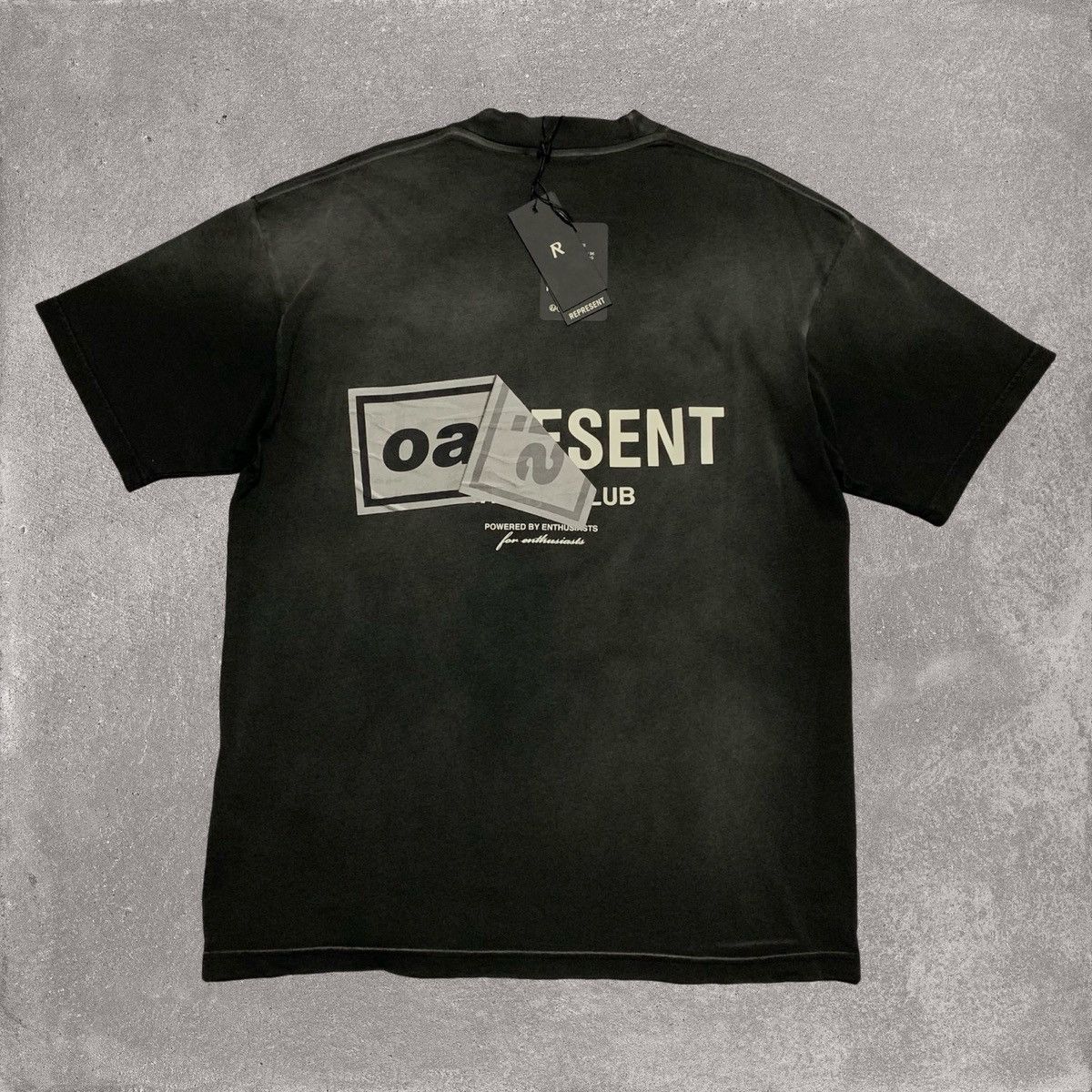 Represent XS Oasis Owners Club Stained Black Tee