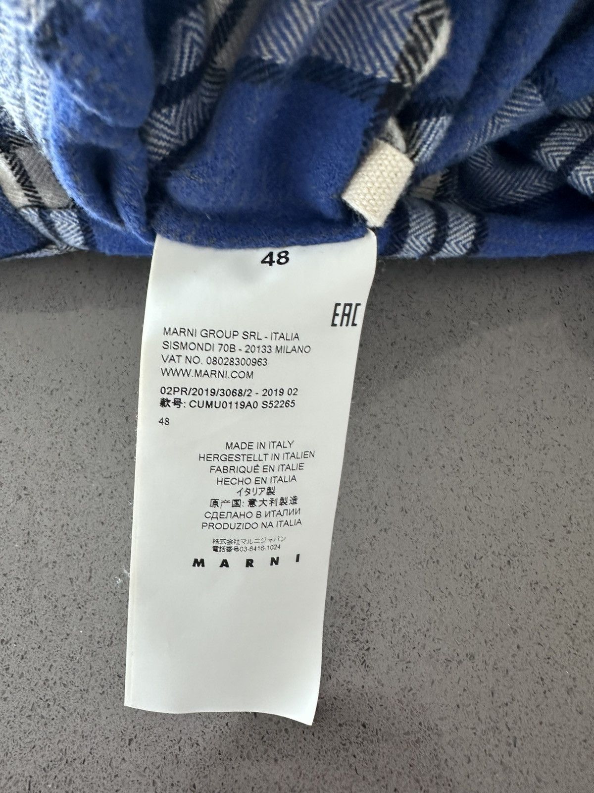 Marni Marni Flannel Size US M / EU 48-50 / 2 - 5 Thumbnail