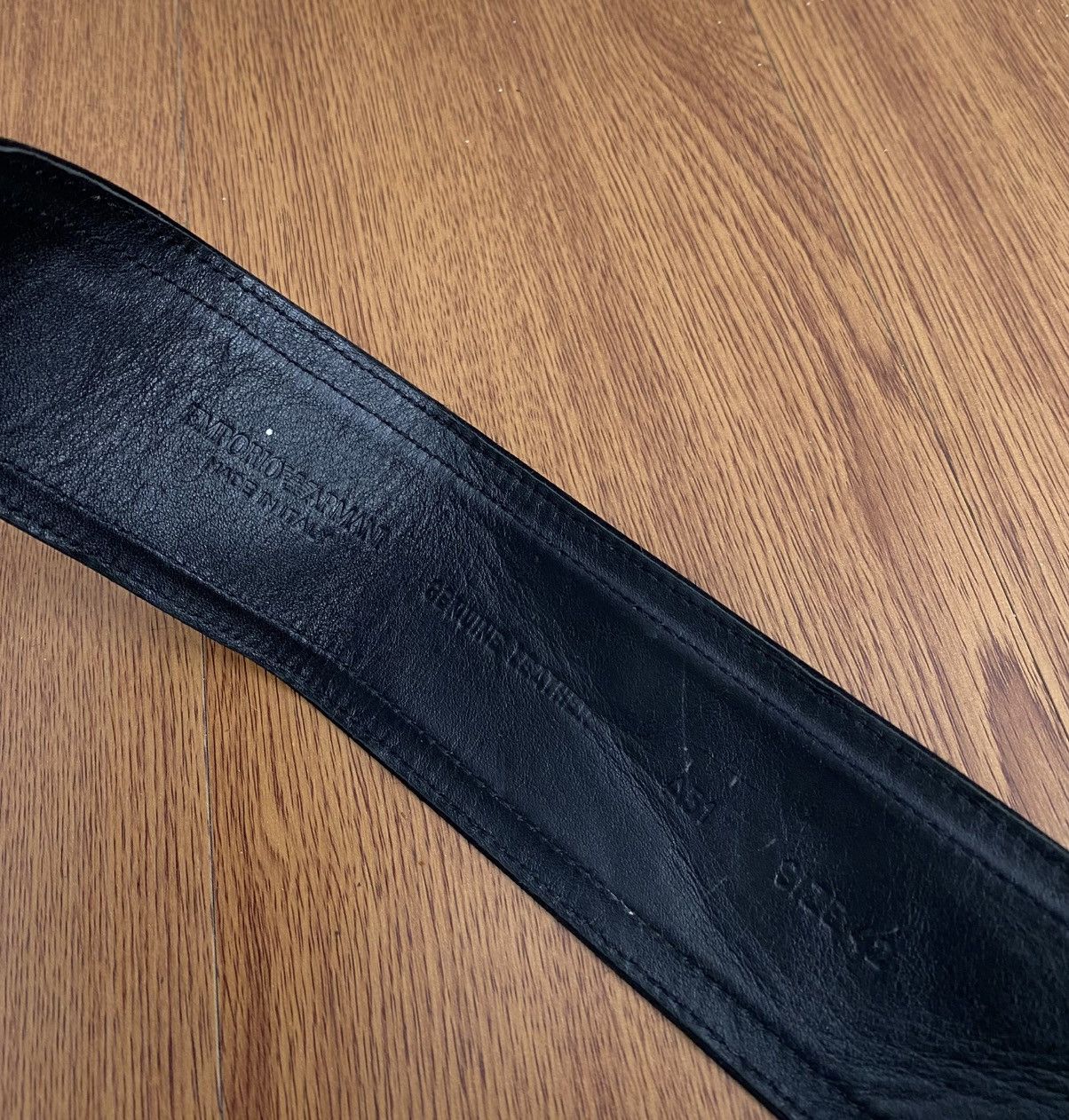 Emporio Armani Emporio armani genuine leather belt Size ONE SIZE - 5 Thumbnail