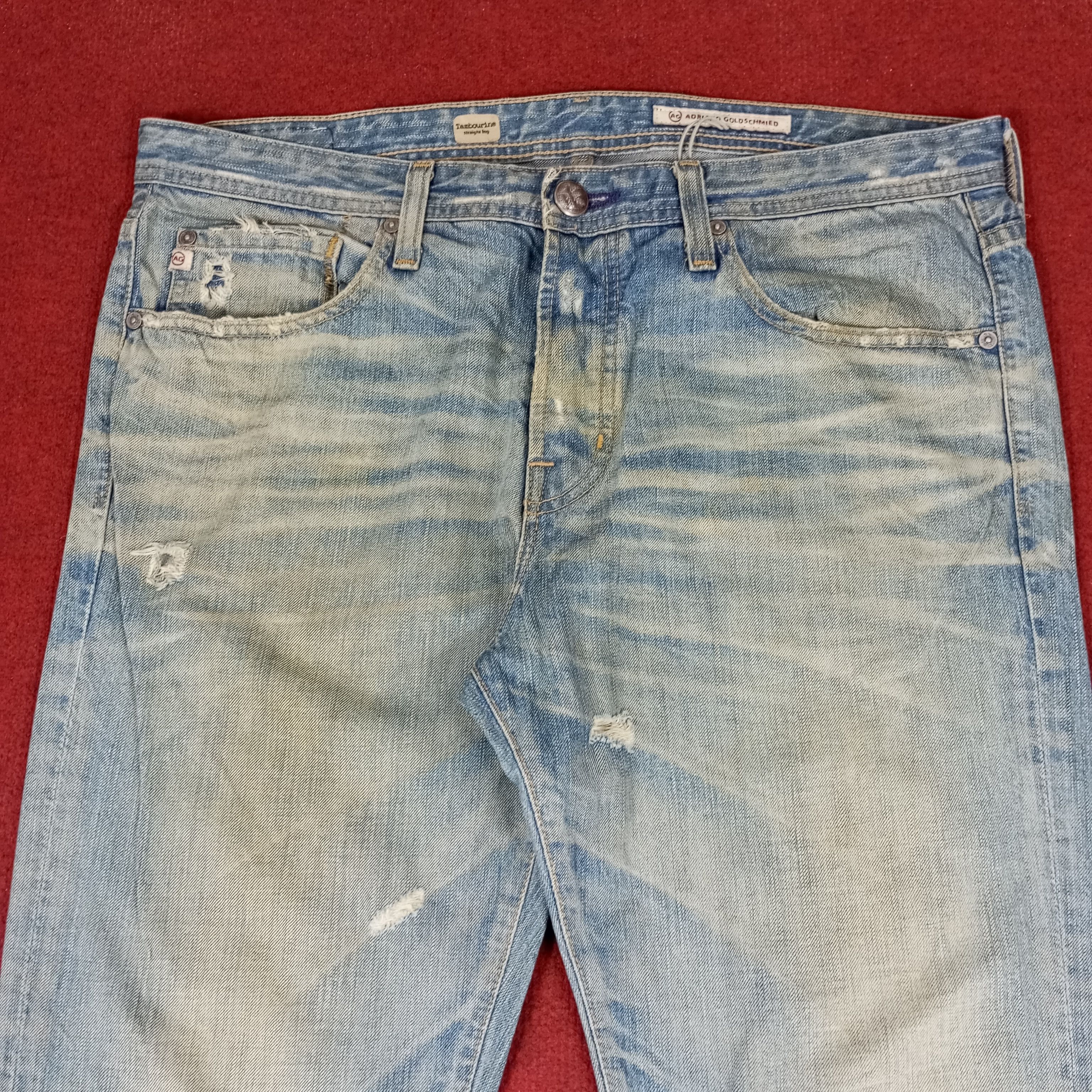 AG Adriano Goldschmied AG Adriano Goldschmied Straight Leg Jeans Size US 36 / EU 52 - 2 Thumbnail